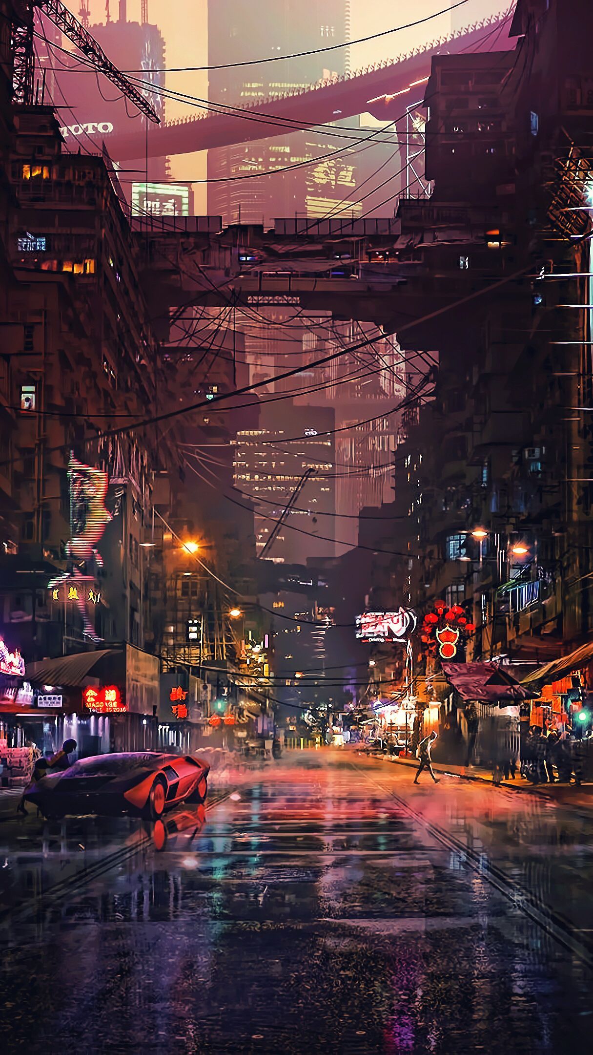 Cyberpunk City Phone Wallpapers - Wallpaper Cave