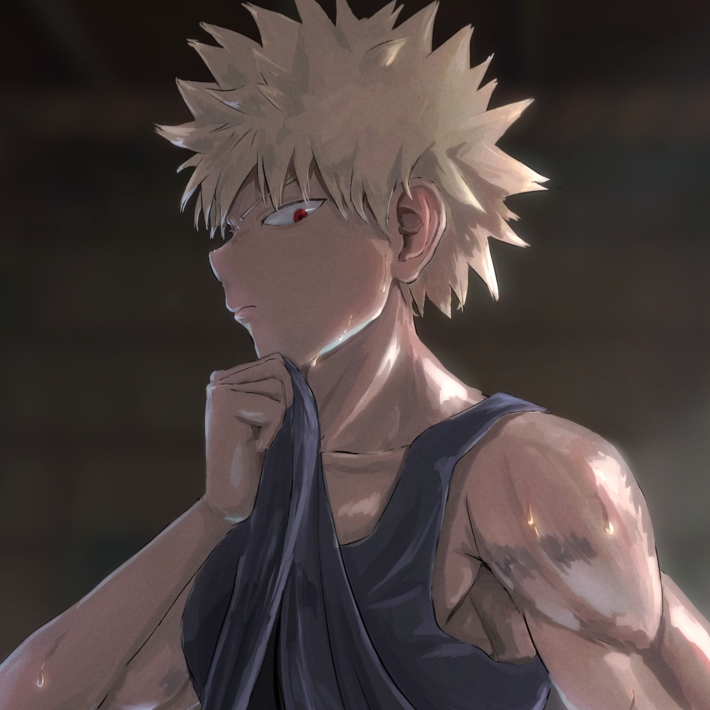 Katsuki Bakugou iPad Pro Retina Display Wallpaper, HD