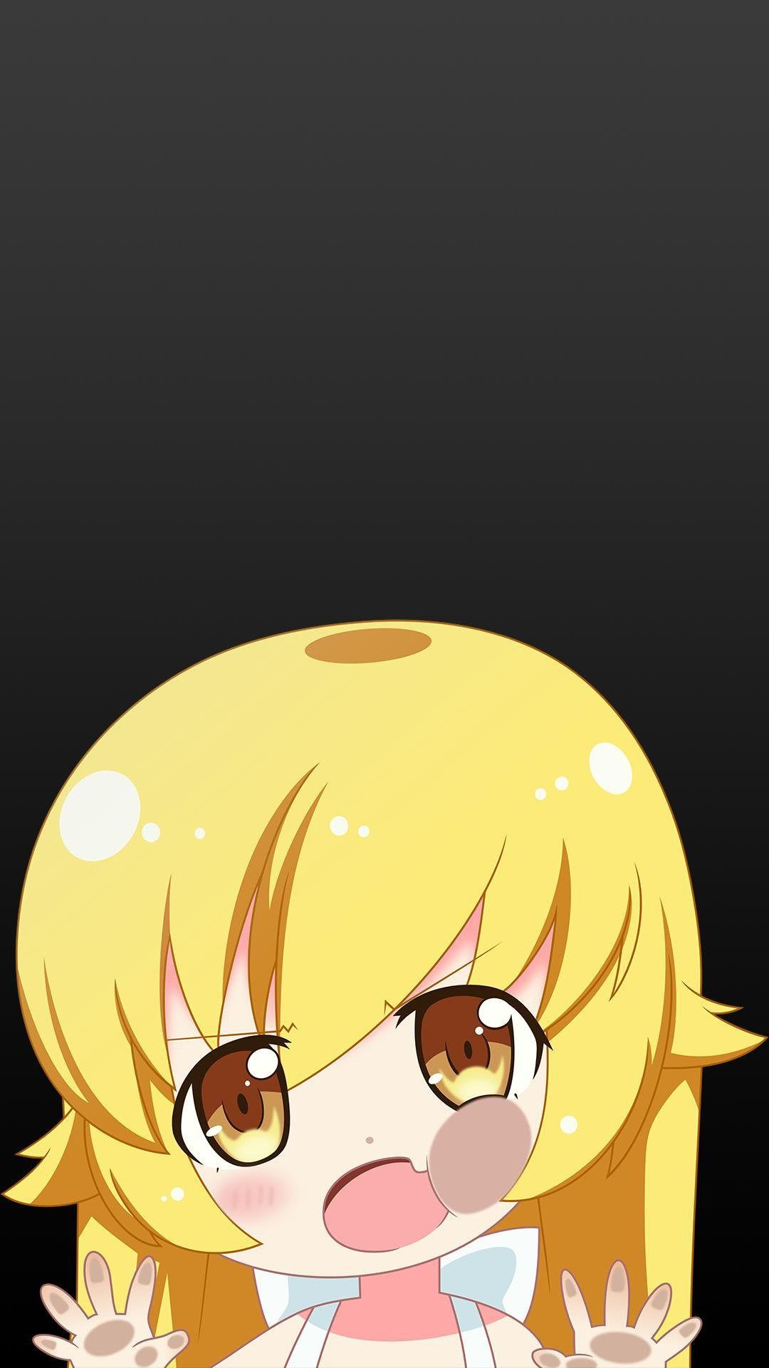 Shinobu phone wallpaper [Monogatari]