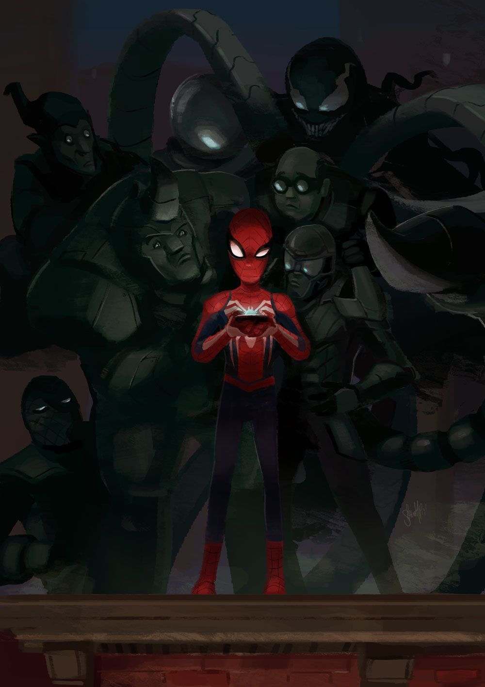 Sinister Six Spider Man Enemies. Marvel Spiderman