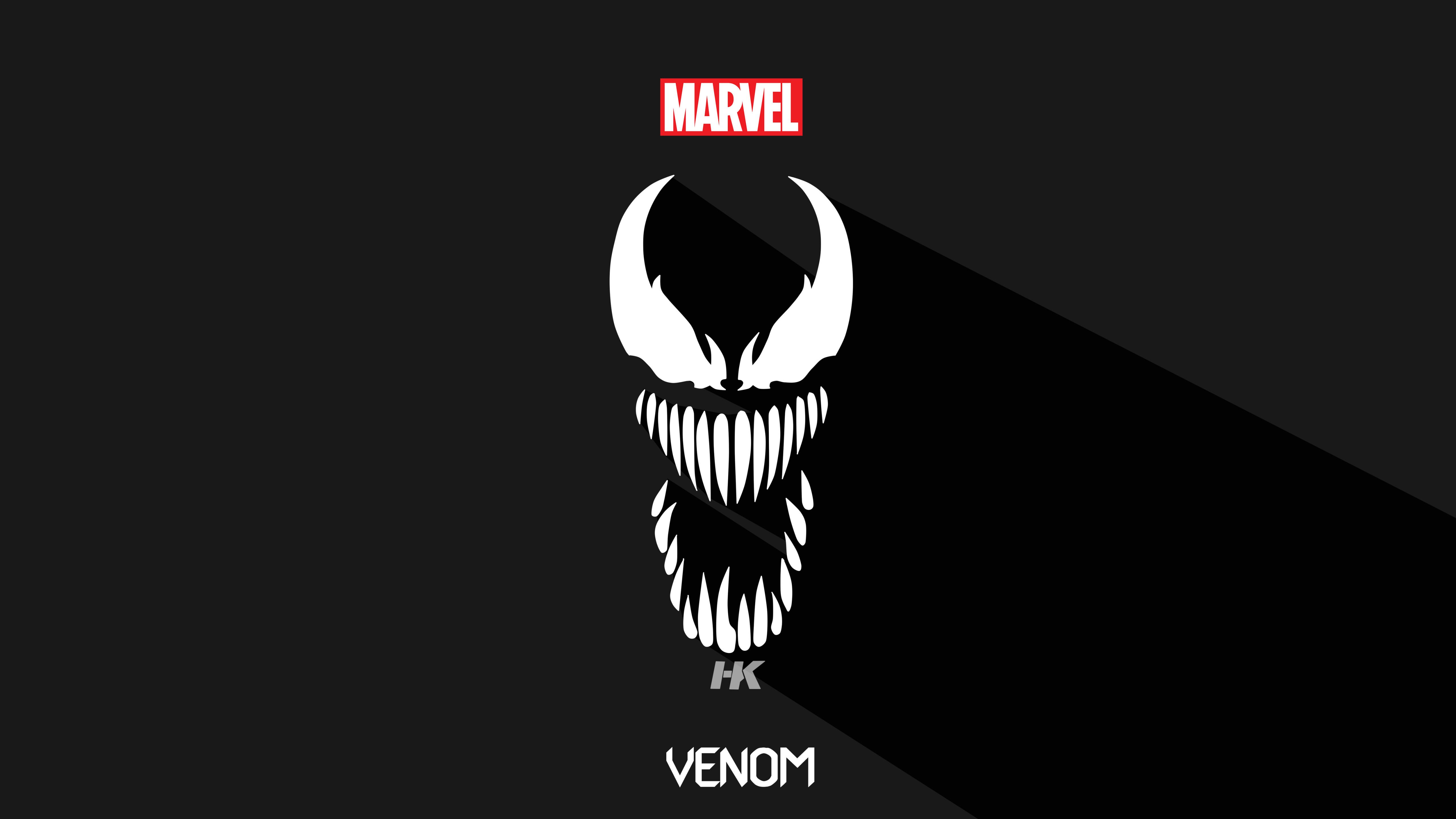 Venom Minimalist Wallpaper Free Venom Minimalist Background