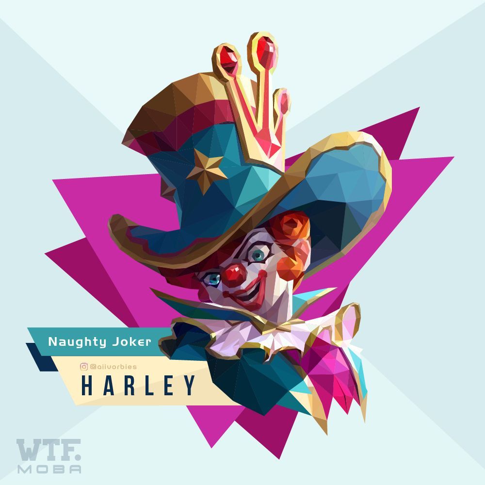 Harley- Naughty Joker #harleymobilelegends #mobilelegends