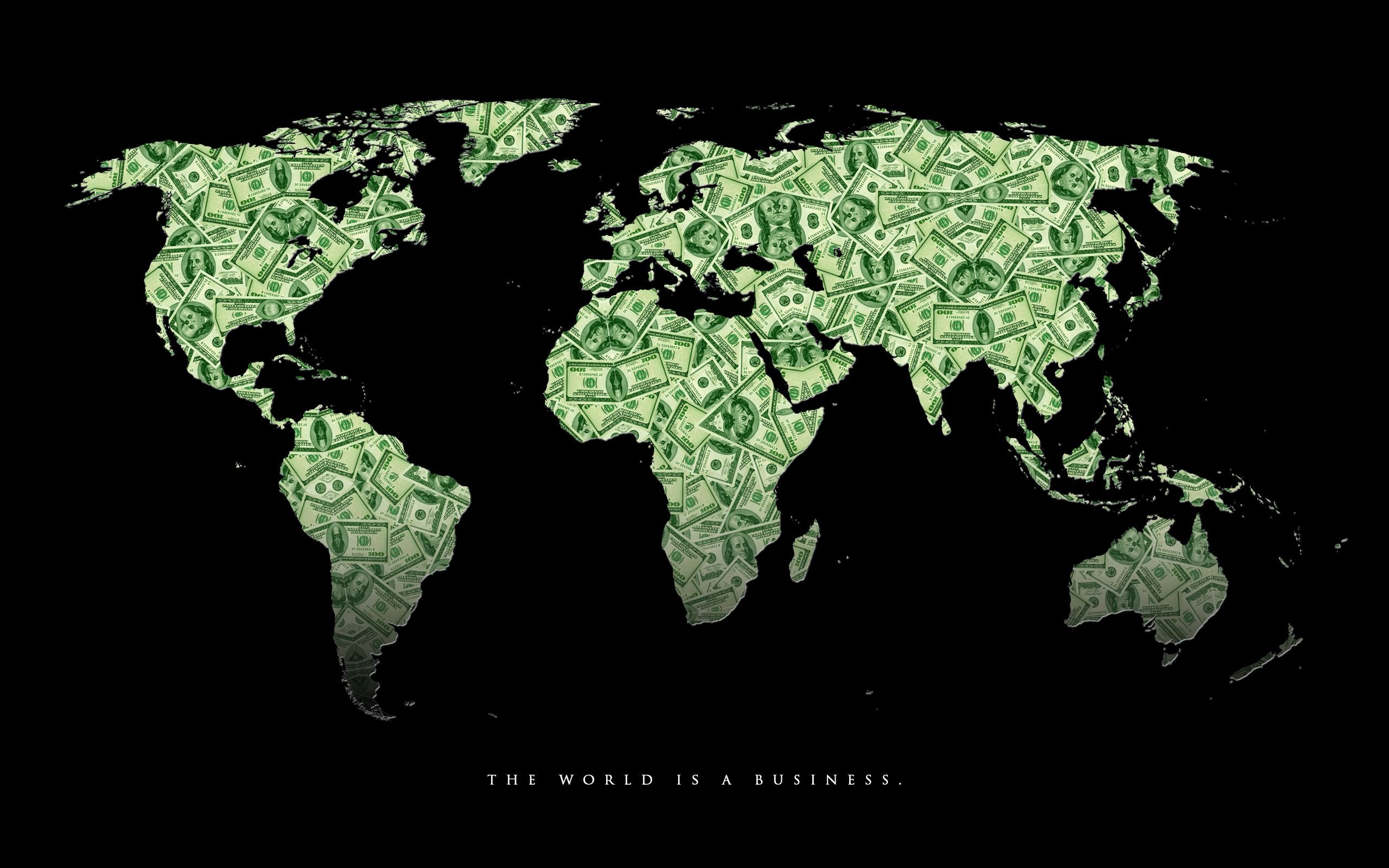 money, capitalism, digital art, business, world map wallpaper