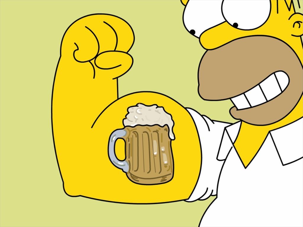 Download wallpaper: Homer Simpson, , Simpsons, wallpaper