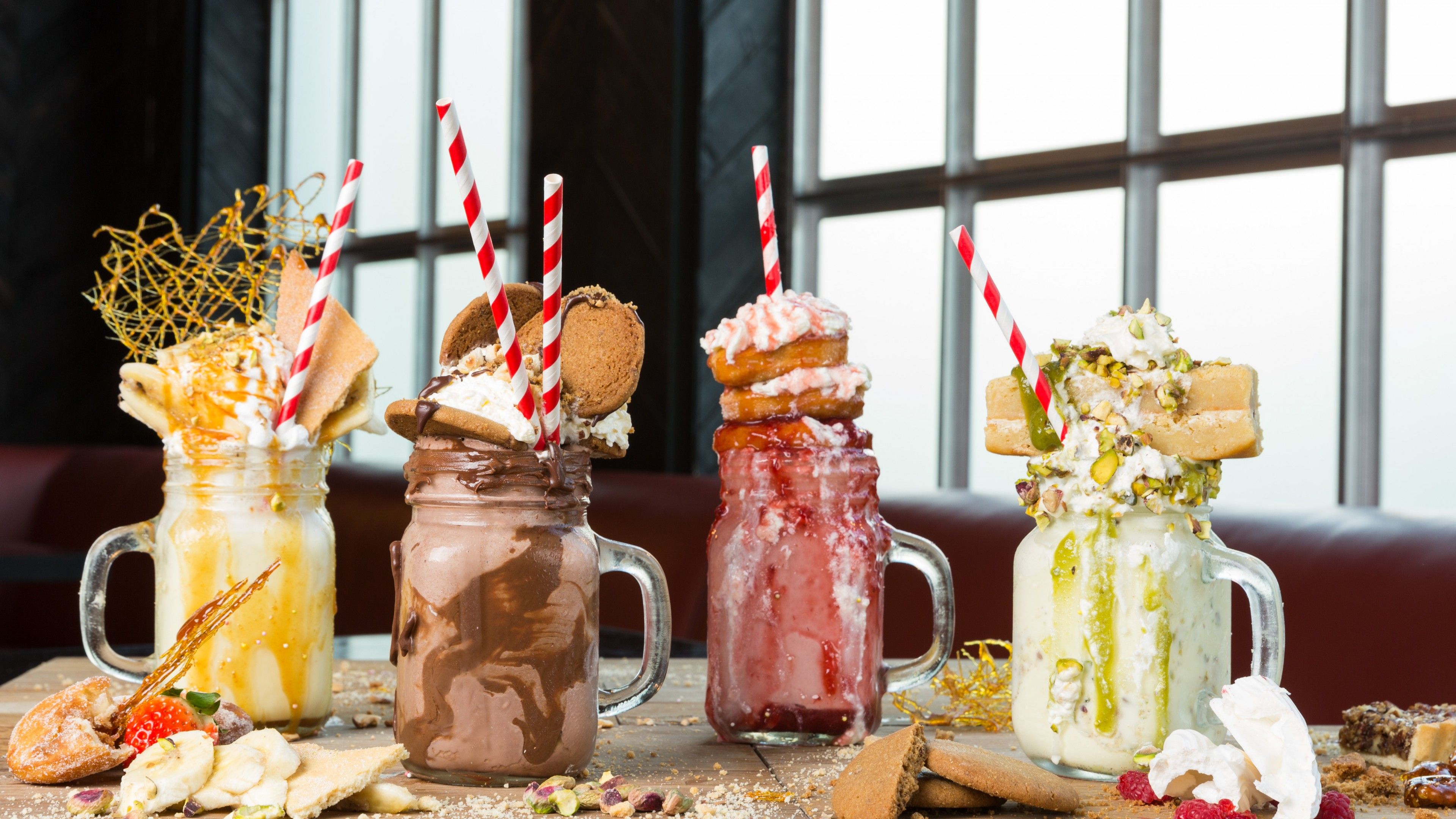 Wallpaper freak shake, freakshakes, milk shake, cake, Food