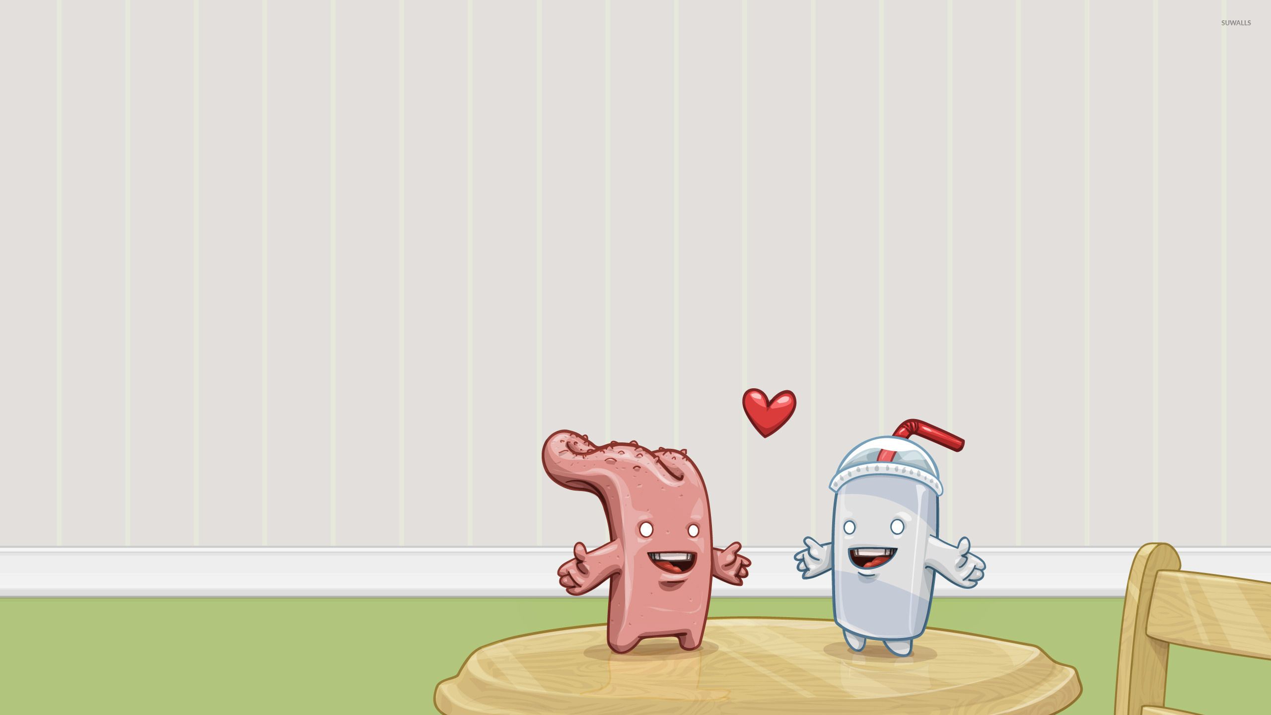 Tongue loves shake wallpaper wallpaper