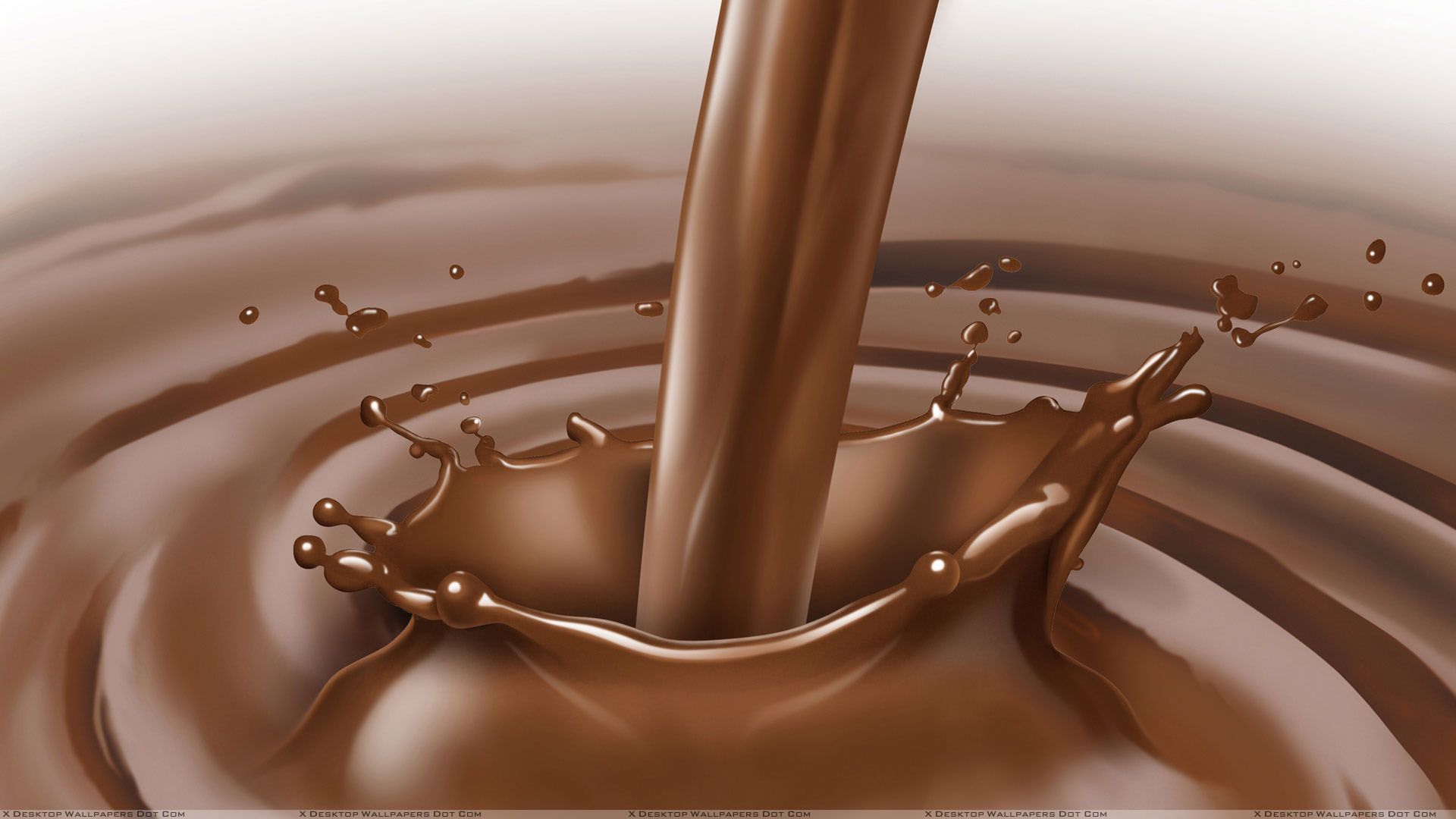 Liquid Choclate Shake Wallpaper