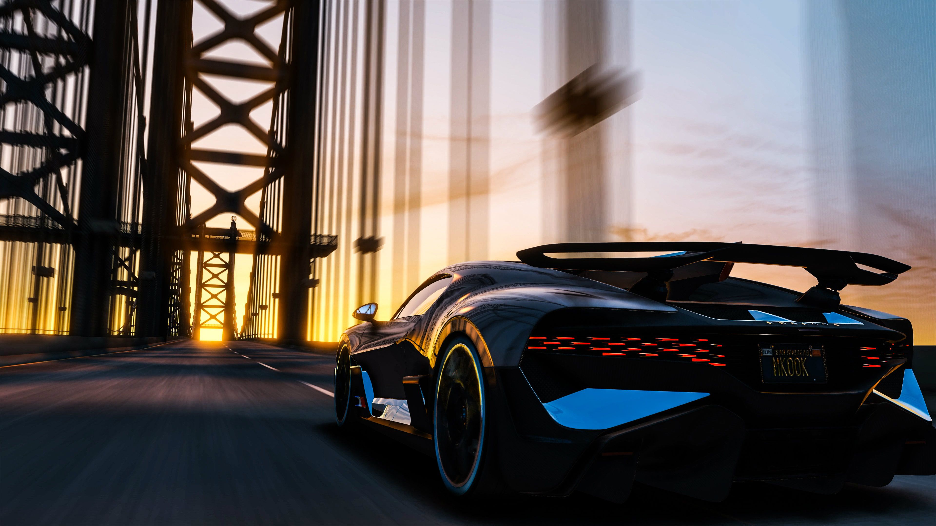 Bugatti Divo Bridge 4k, HD Cars, 4k Wallpaper, Image