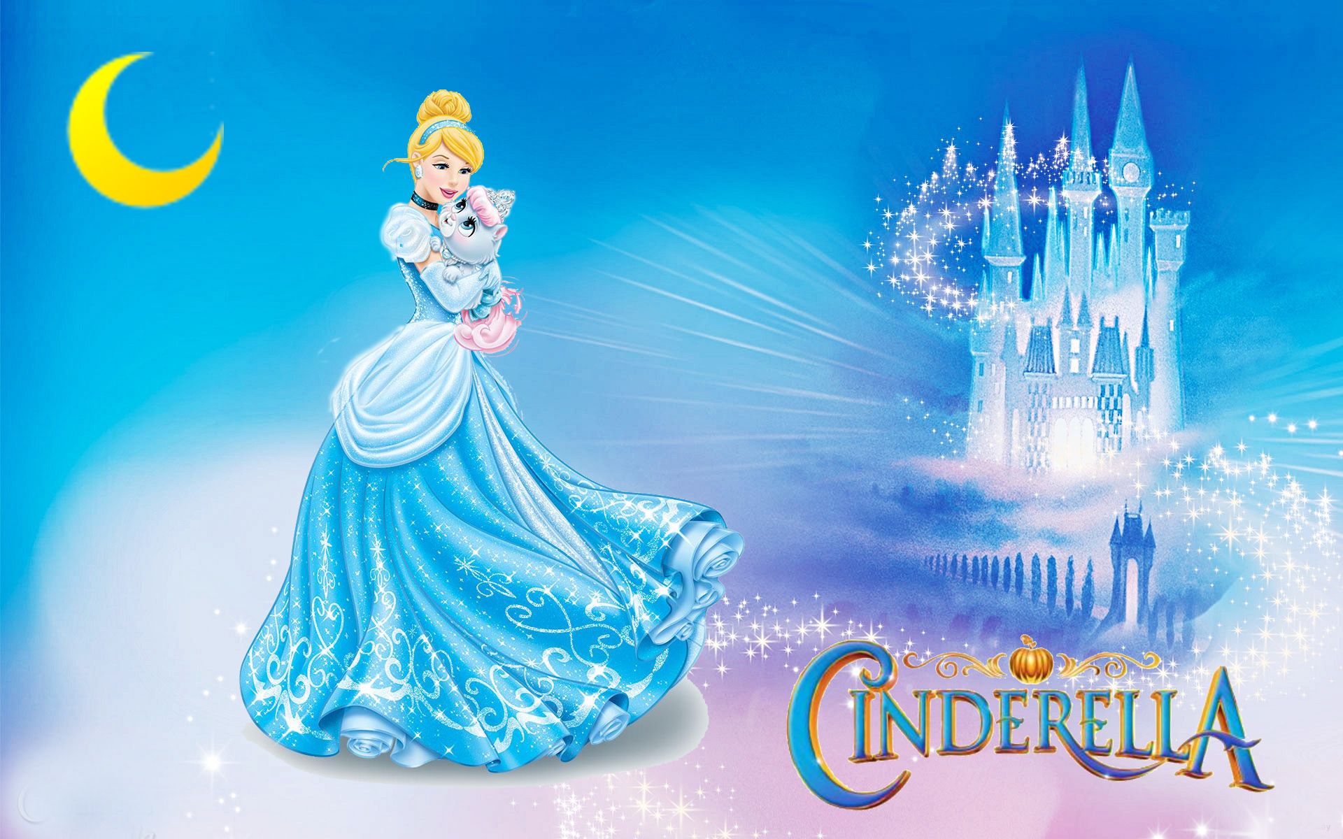 Princess Cinderella lovely fairy tale cartoon Walt Disney New