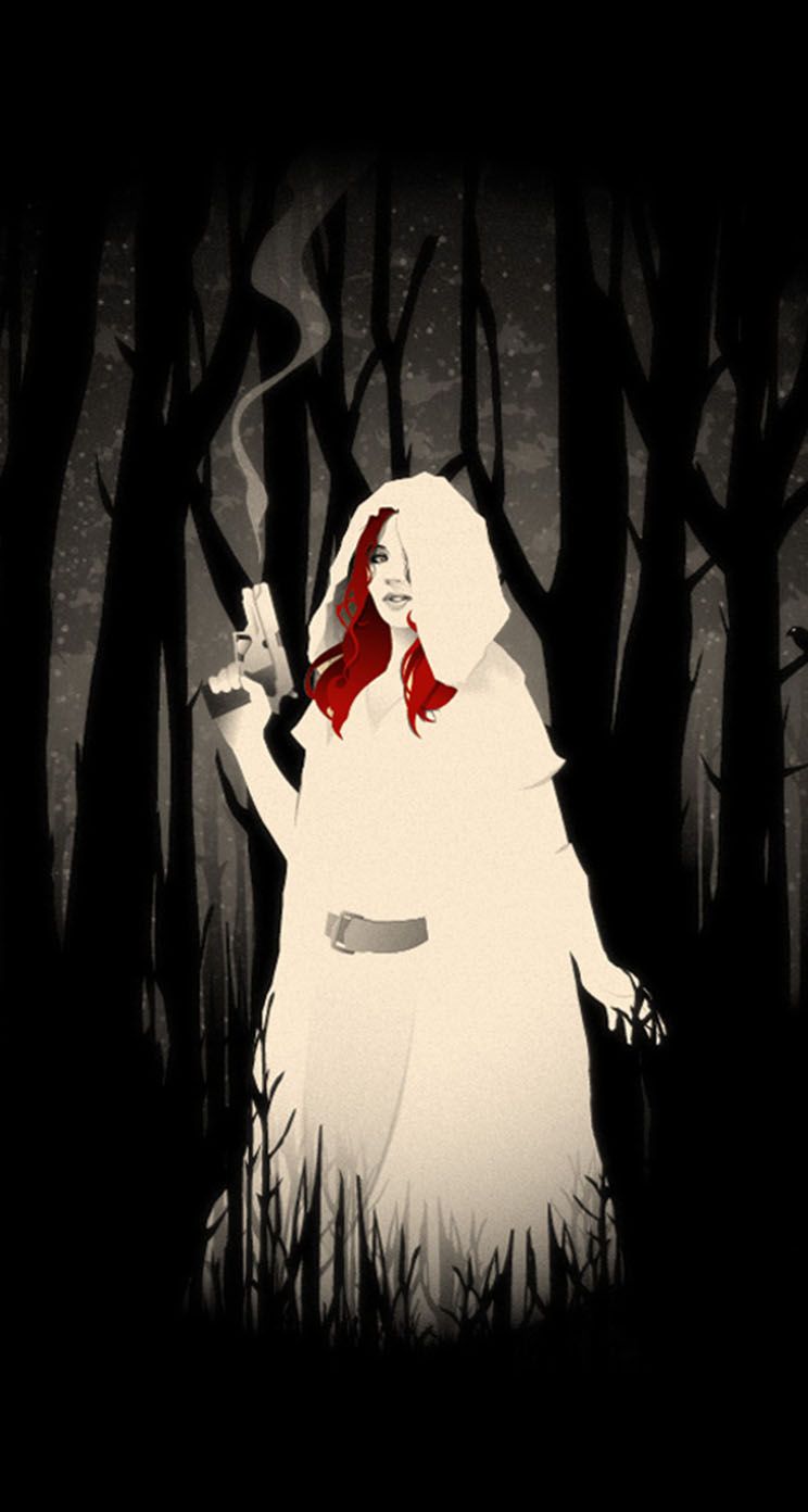 The iPhone Wallpaper Little Red Riding Hood