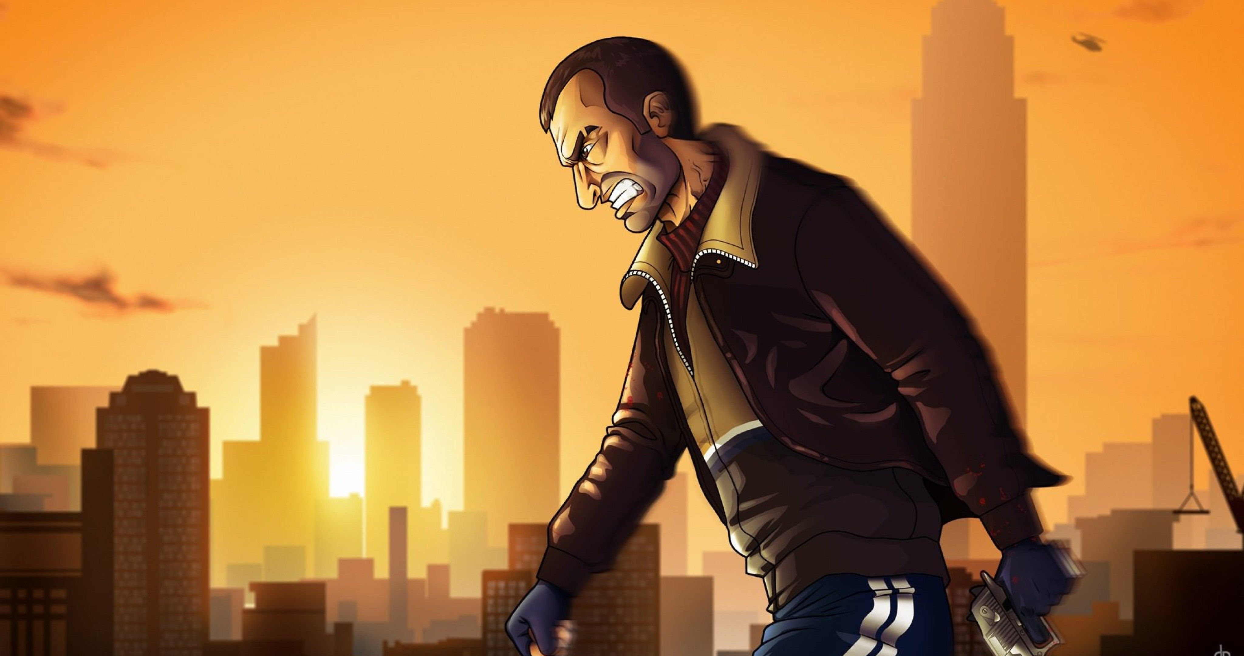 grand theft auto iv niko bellic 4k ultra HD wallpaper High