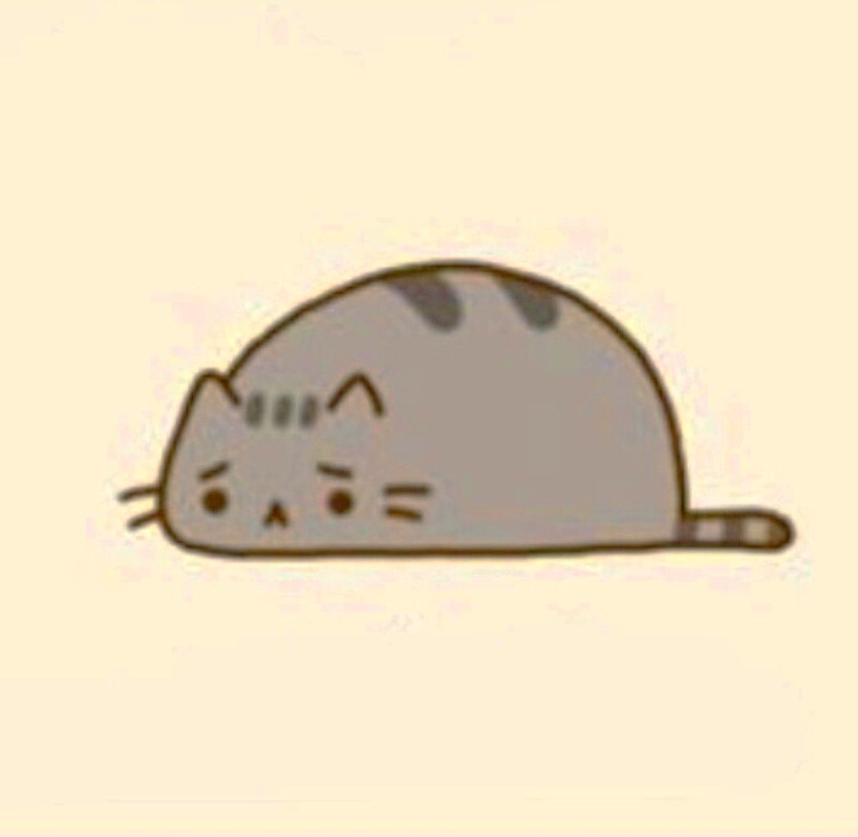 this is the saddest Pusheen I have ever seen. Pusheen cat
