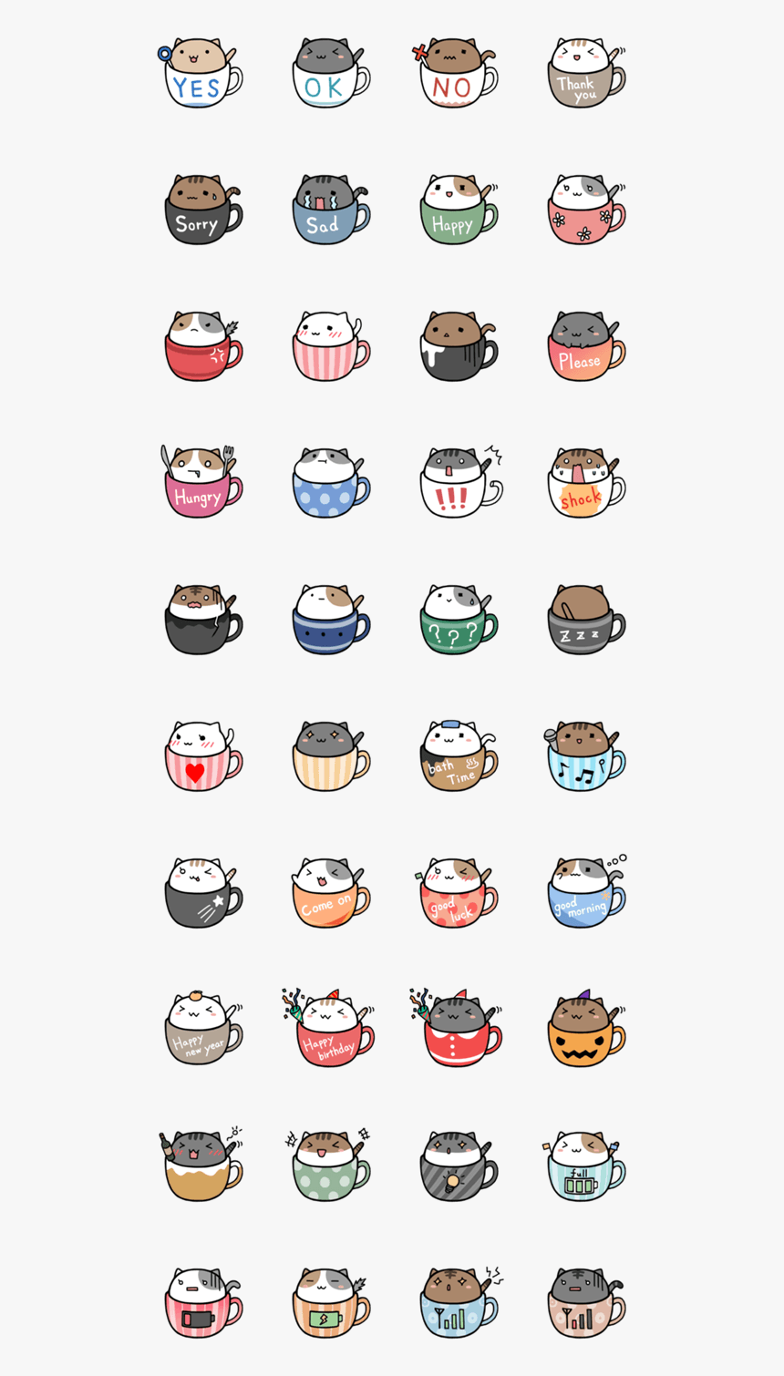 Starbucks Clipart Pusheen Cat In A Cup Drawing, HD Png