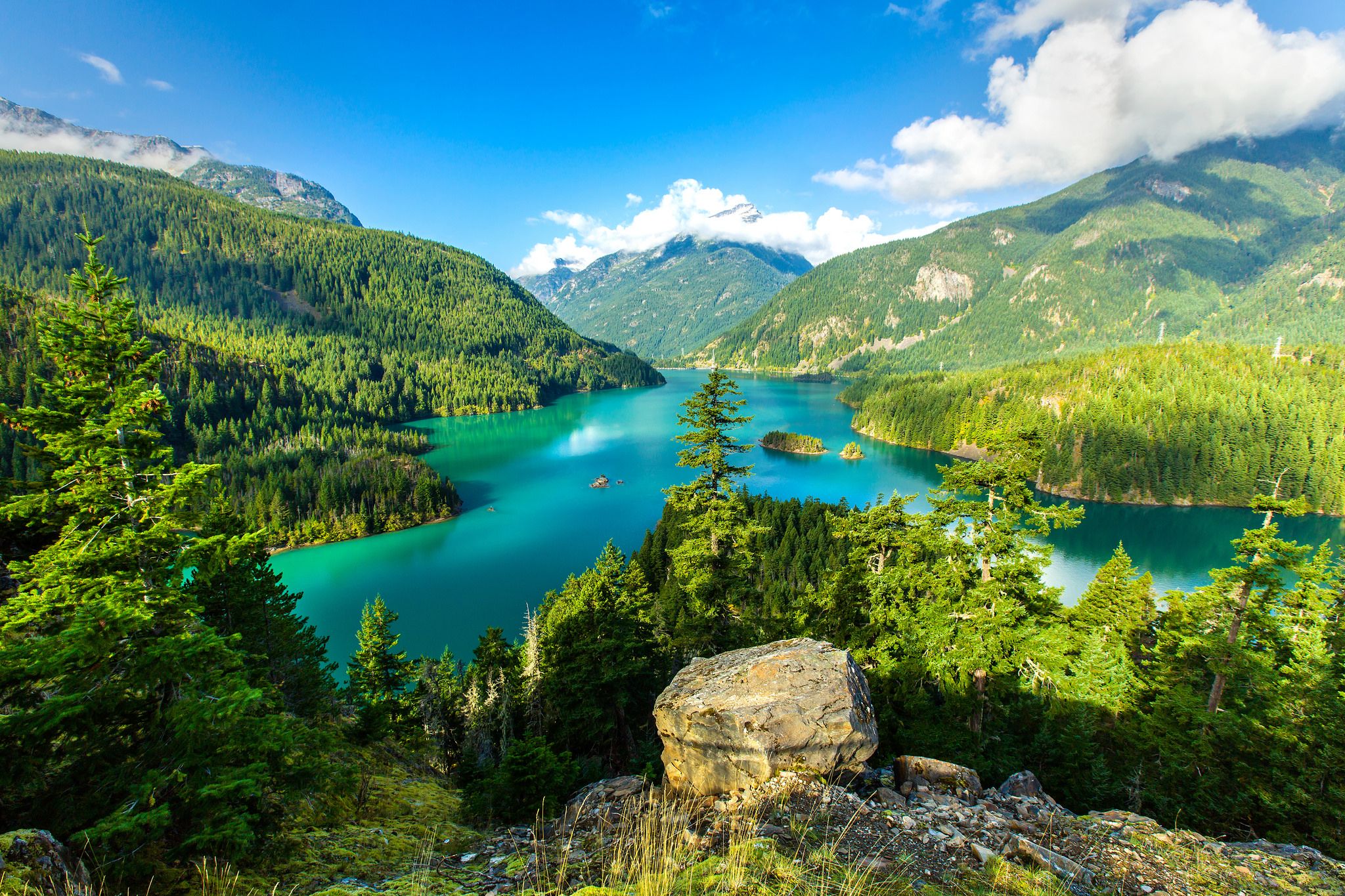 Diablo Lake in Washington HD Wallpaper. Background Image