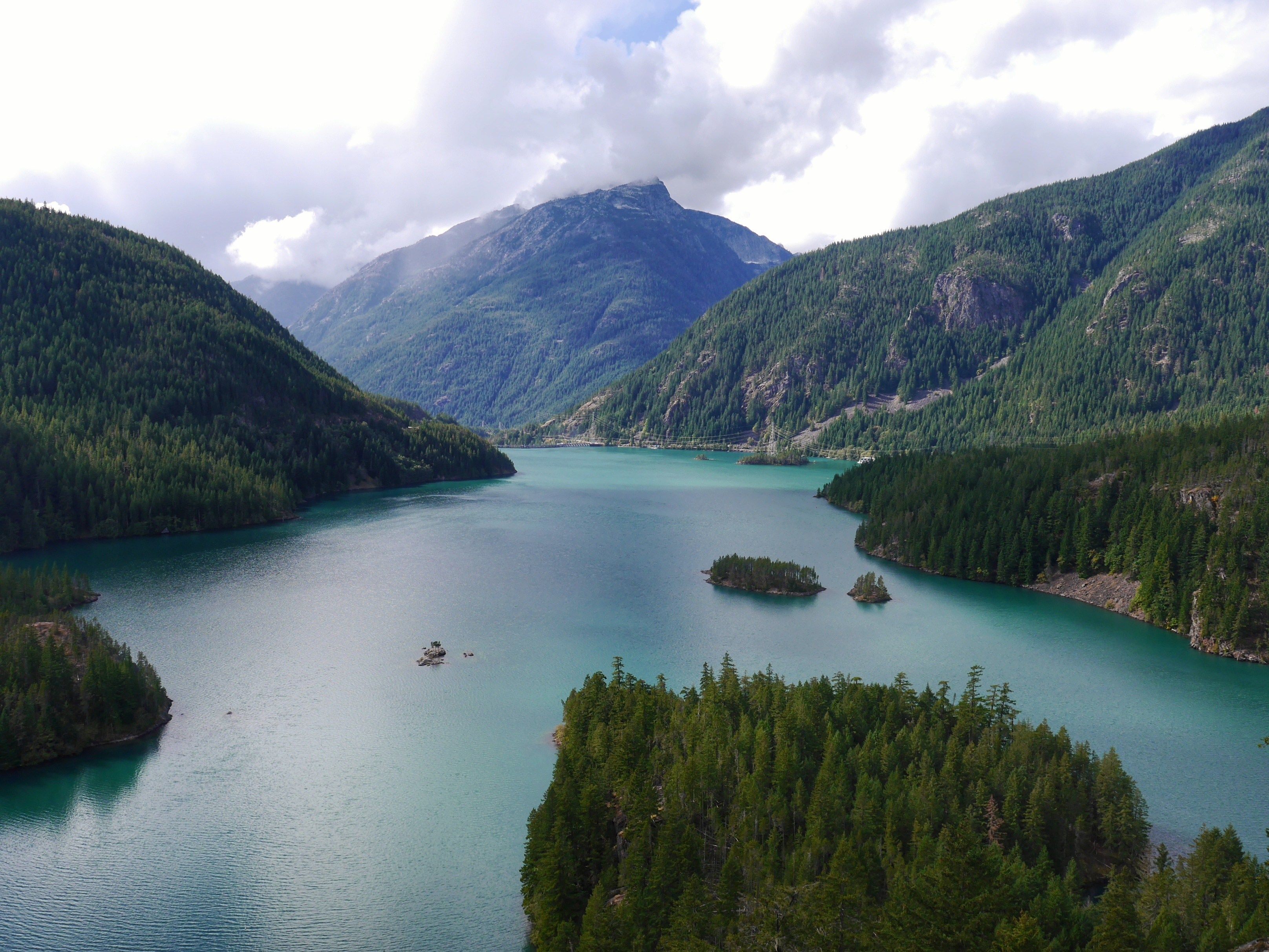 Diablo Lake Overlook Open Road Before Me