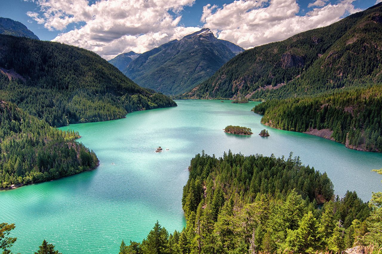 Diablo Lake Overlook Wallpapers Wallpaper Cave