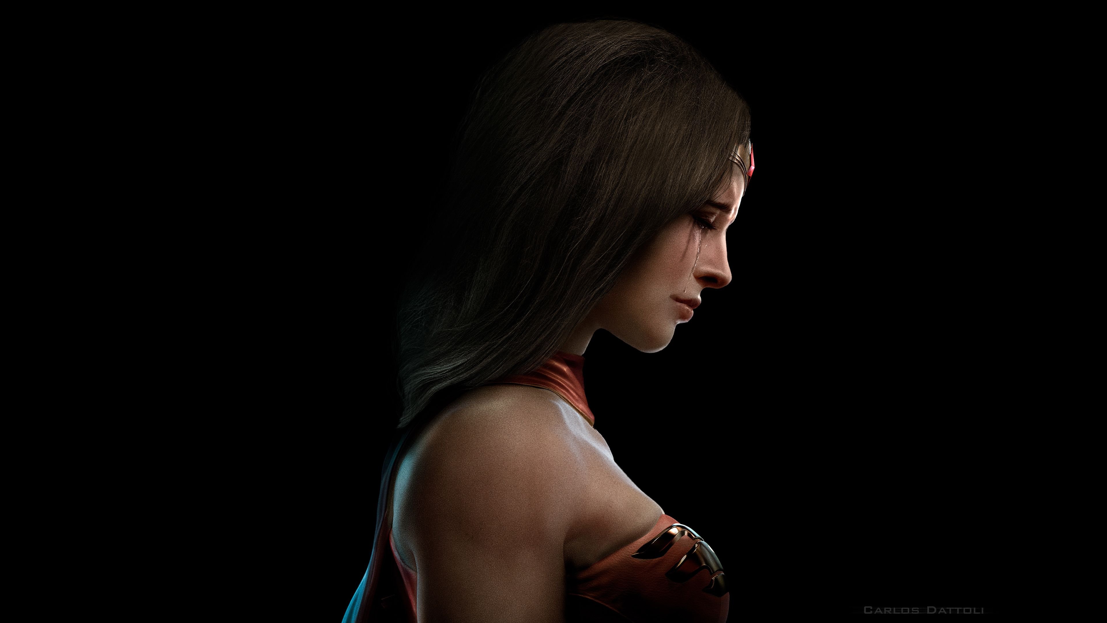 Sad Wonder Woman 4k, HD Superheroes, 4k Wallpaper, Image, Background, Photo and Picture