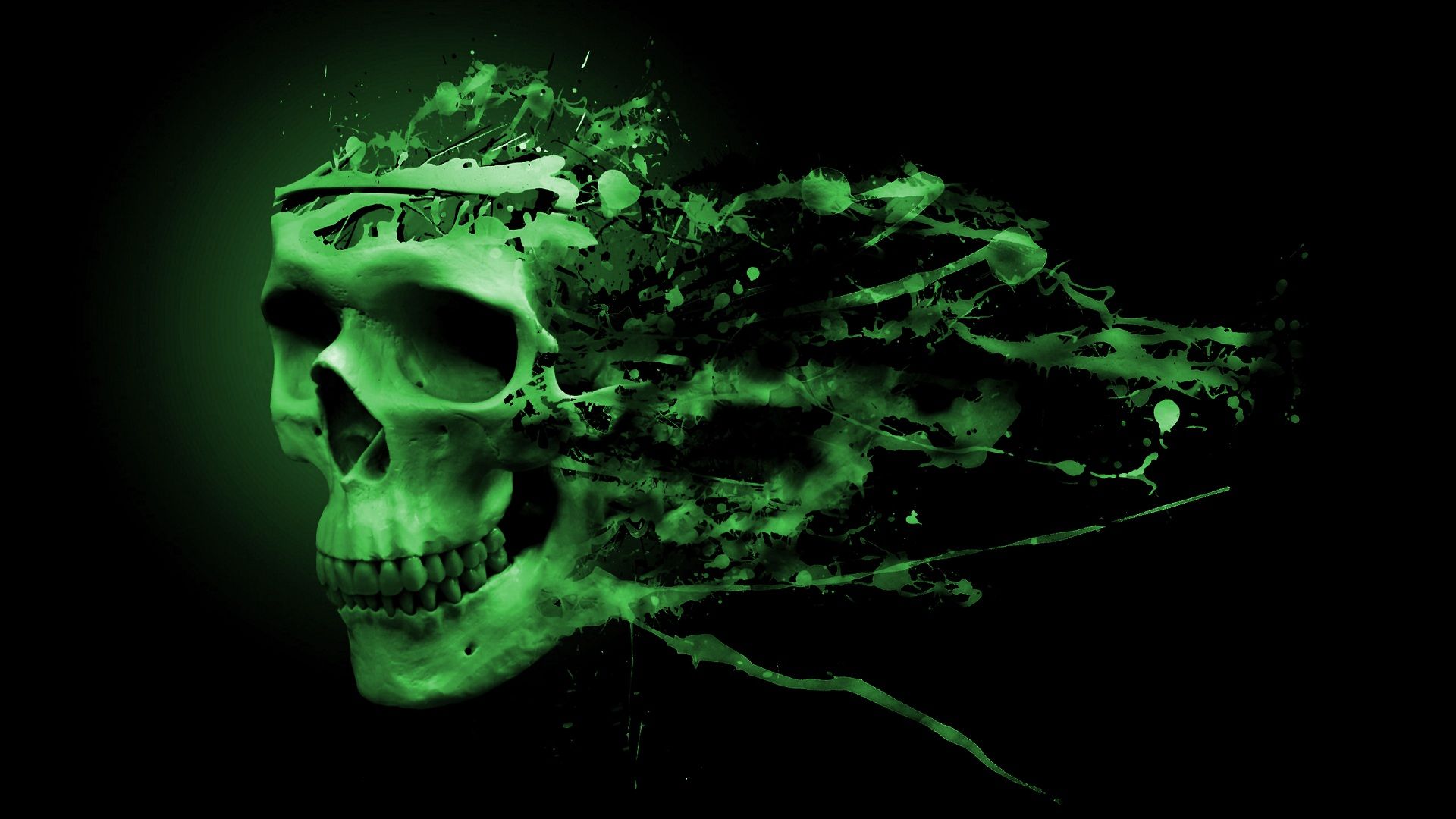 Free download Green Skull Wallpaper HD Skull HD wallpaper