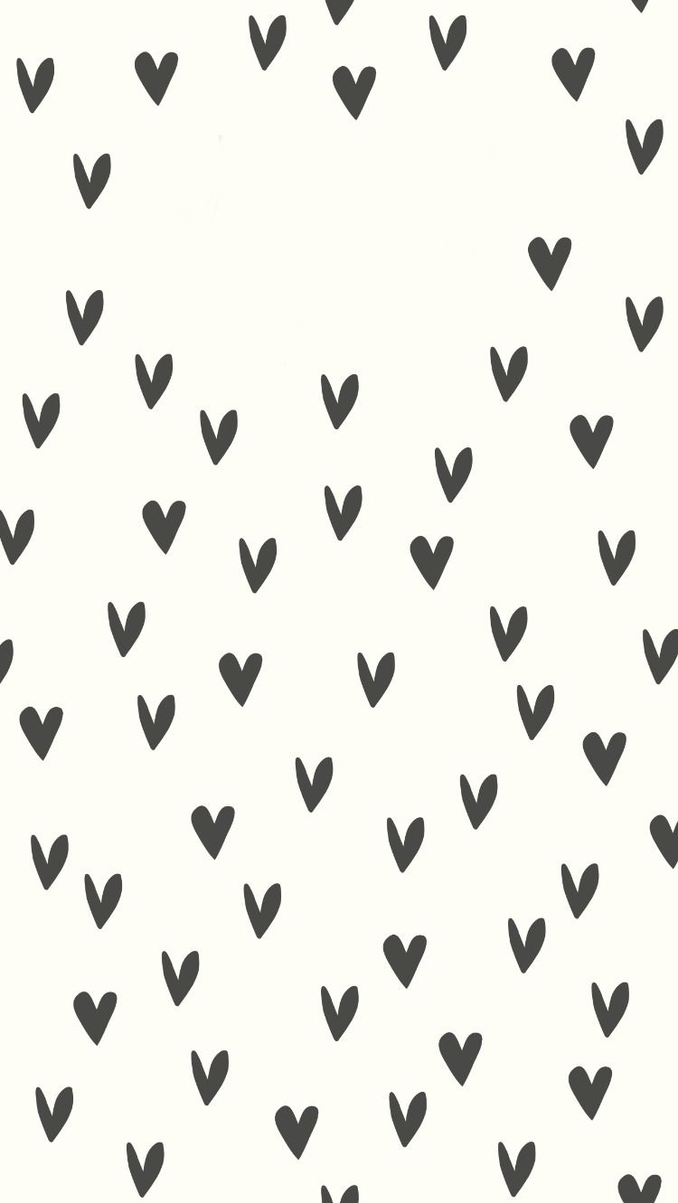 Mini heart print free downloadable mobile phone wallpaper