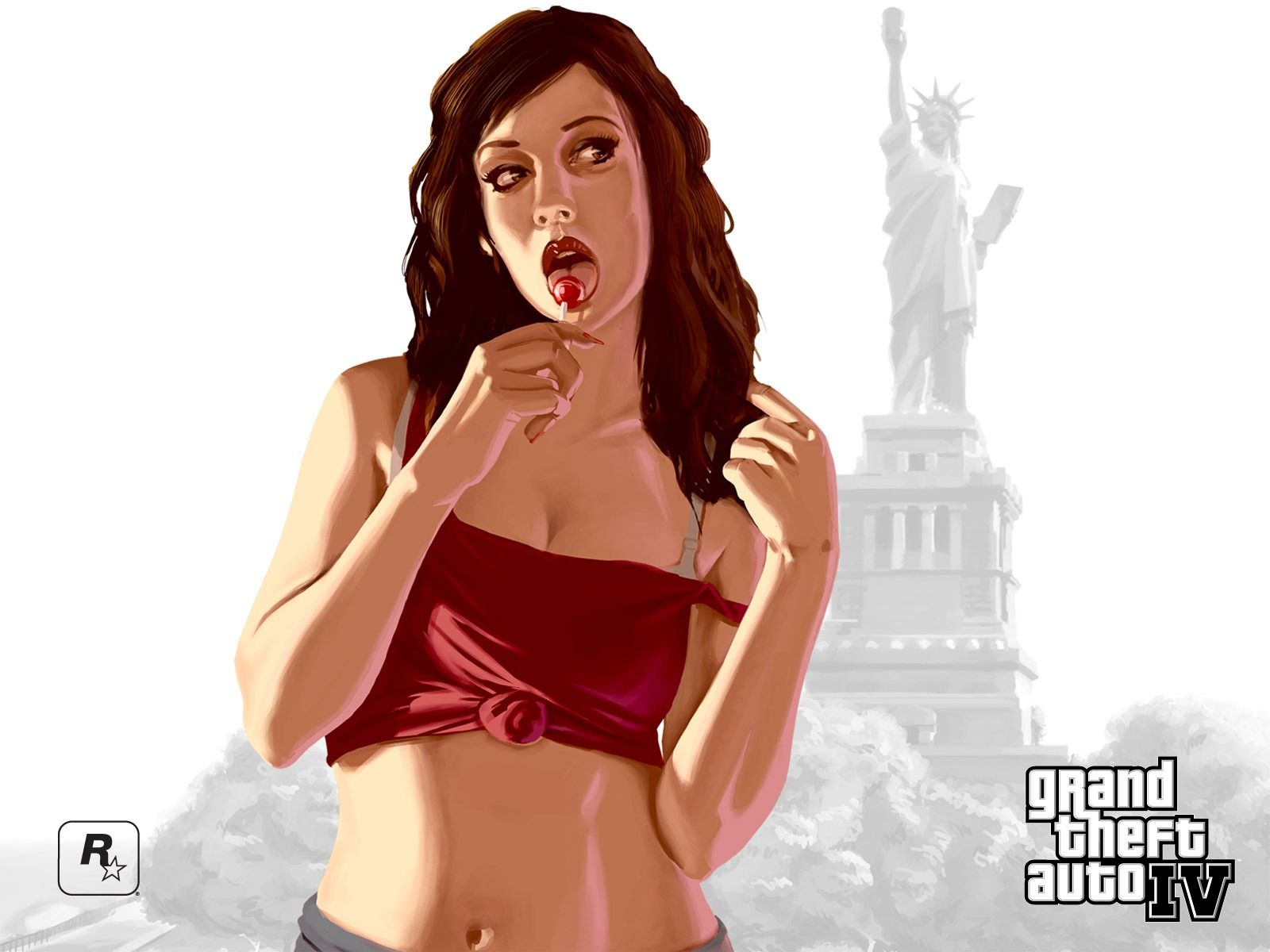 Grand Theft Auto Girl with Choopa Chups / Good