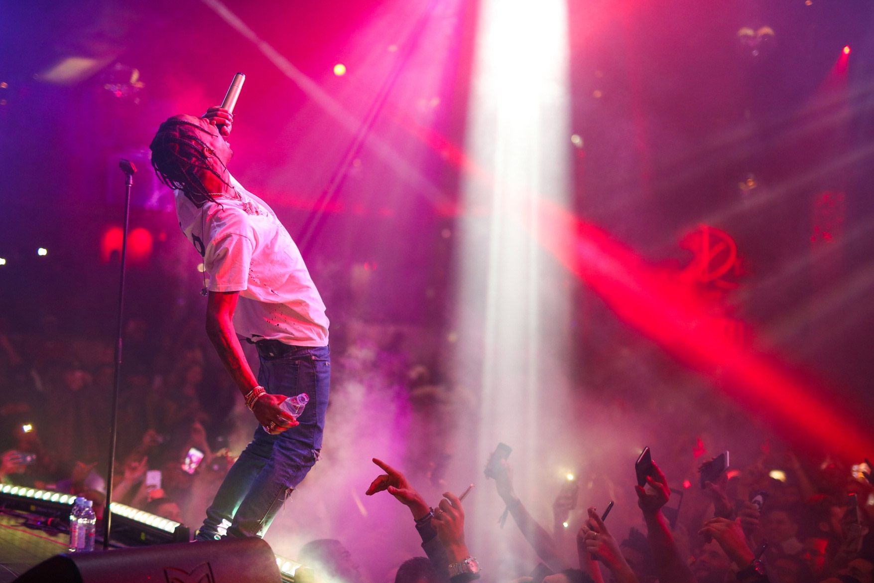 Travis Scott Wallpaper 4K, American rapper, Live concert