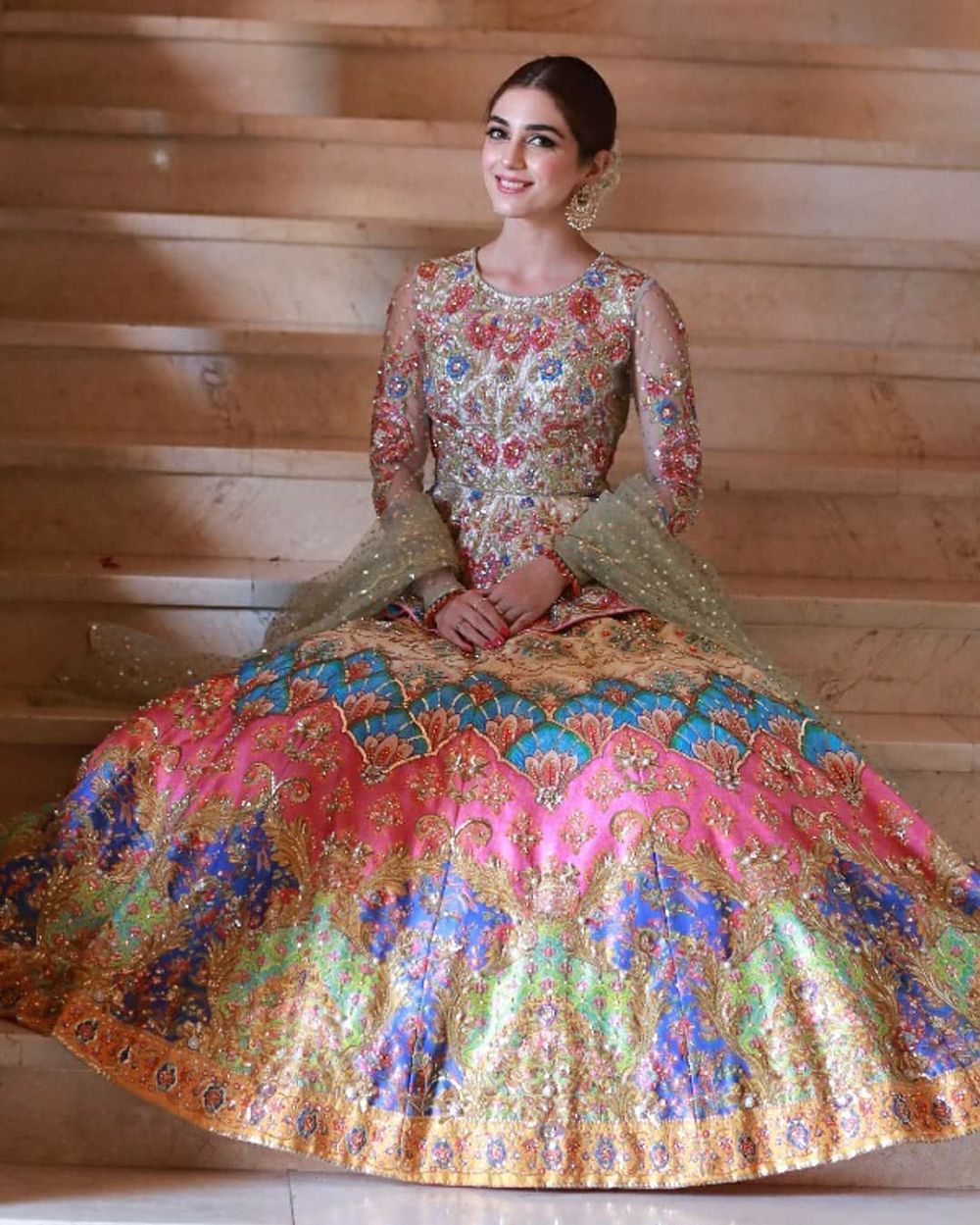 maya ali pink dress