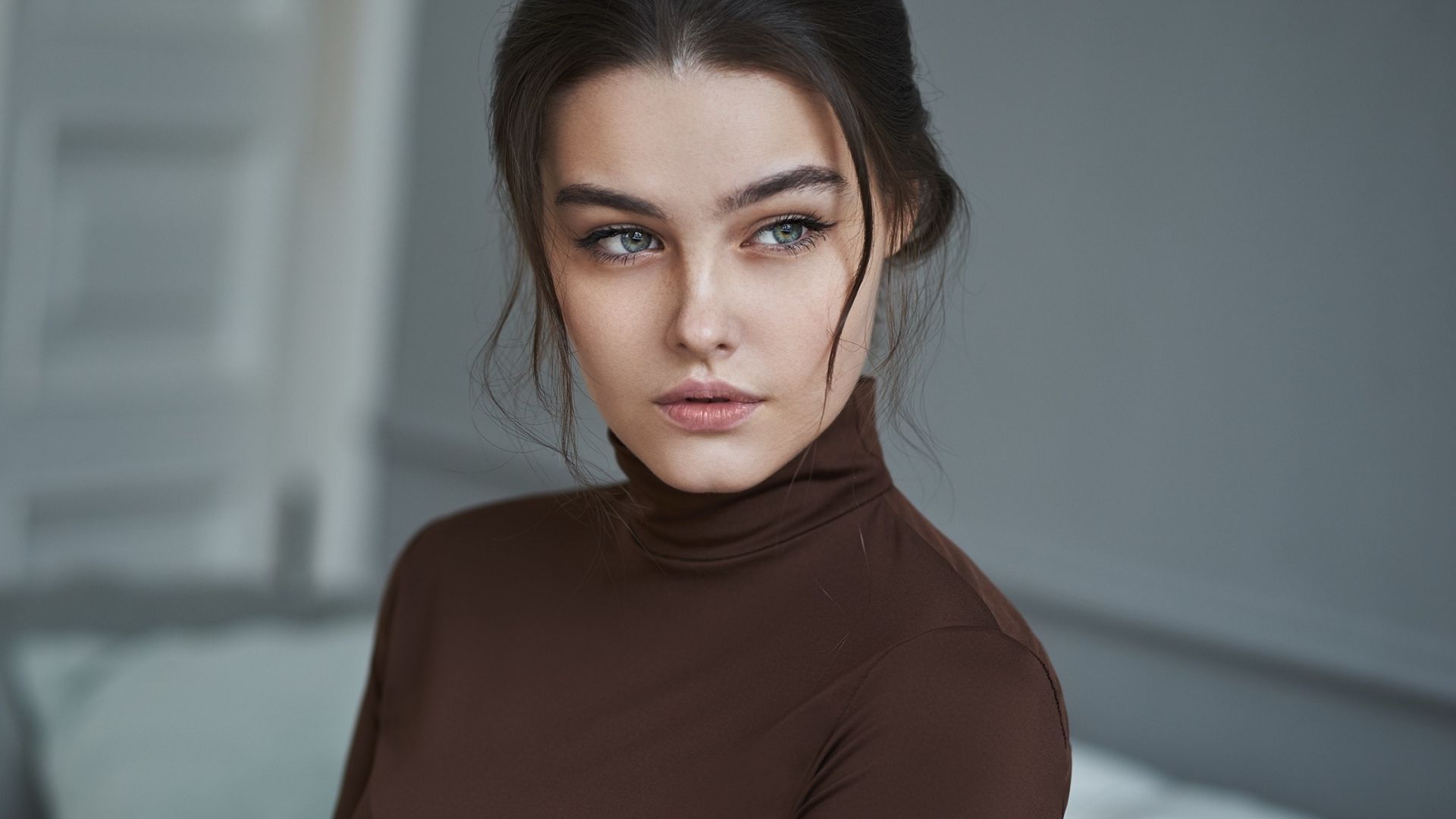 Desktop wallpaper beautiful women, attitude, portrait, pretty girl