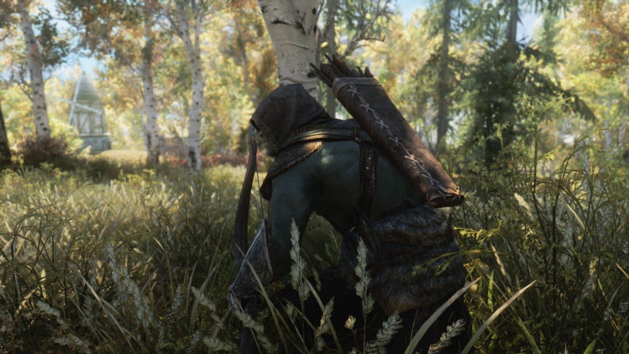 Video games trees archers bows arrows The Elder Scrolls V: Skyrim