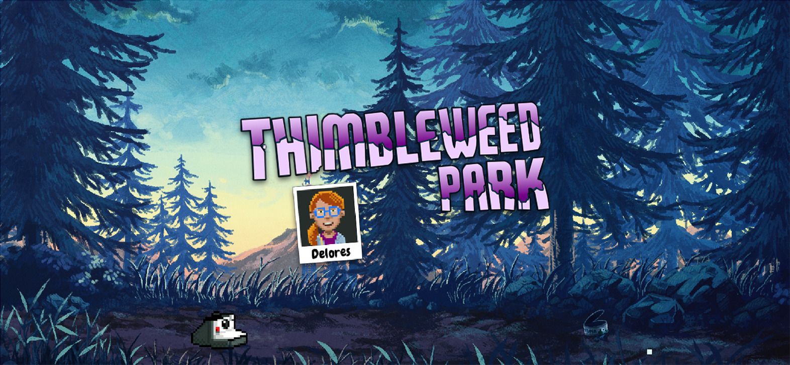 Мини приключение. Delores: a Thimbleweed Park Mini-Adventure. Thimbleweed Park GOG. Delores a Thimbleweed. Deloras a Thimbleweed.