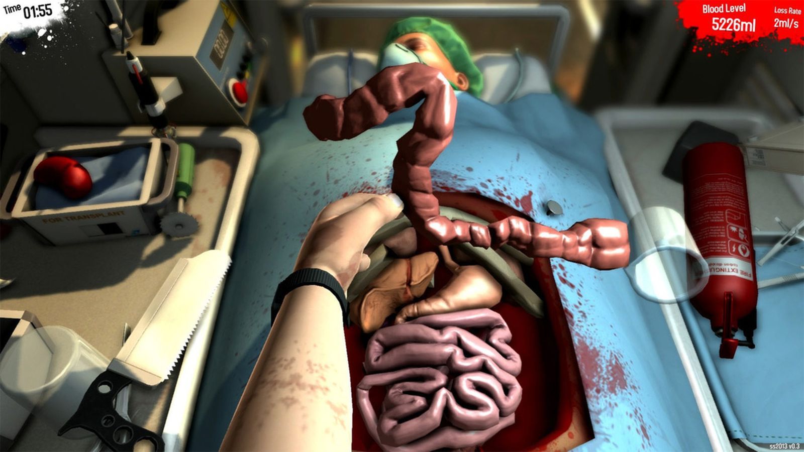 Surgeon Simulator 2013 Adds Zero Gravity Kidney And Brain Surgery