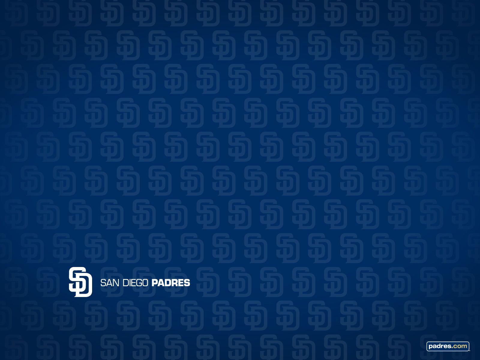 Download San Diego Padres Simple Logo Wallpaper