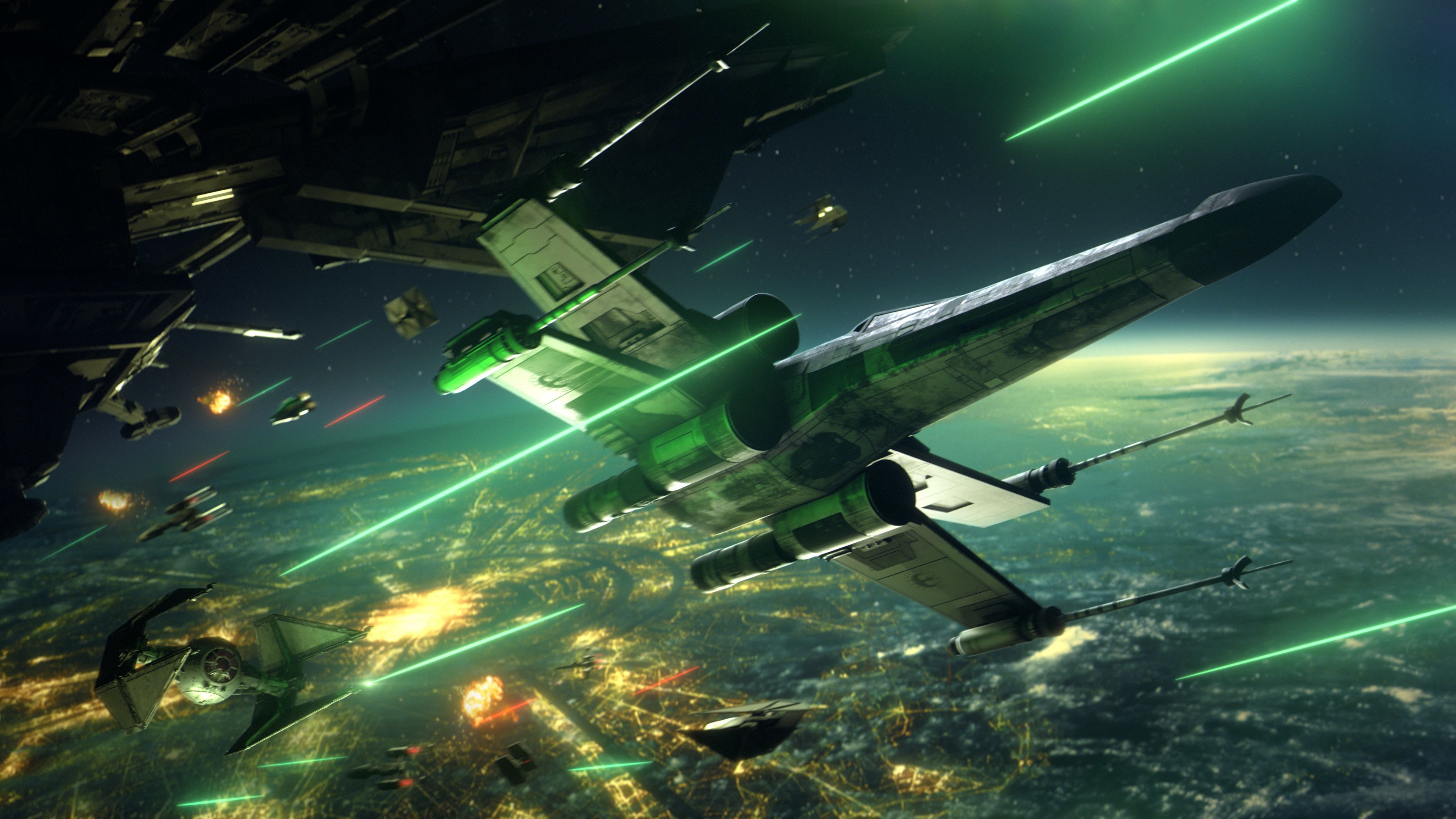 Star Wars Squadrons Space War Wallpaper, HD Games 4K Wallpaper