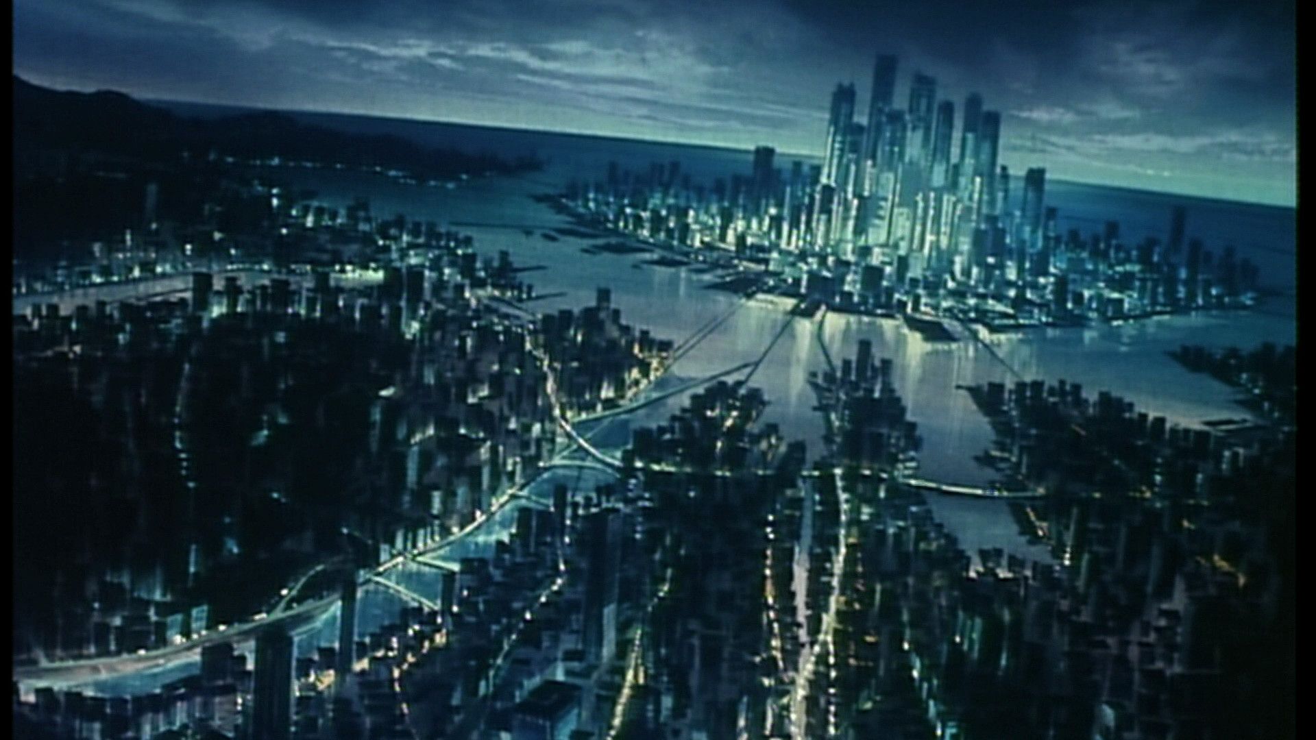 New Port City. Ghost in the Shell