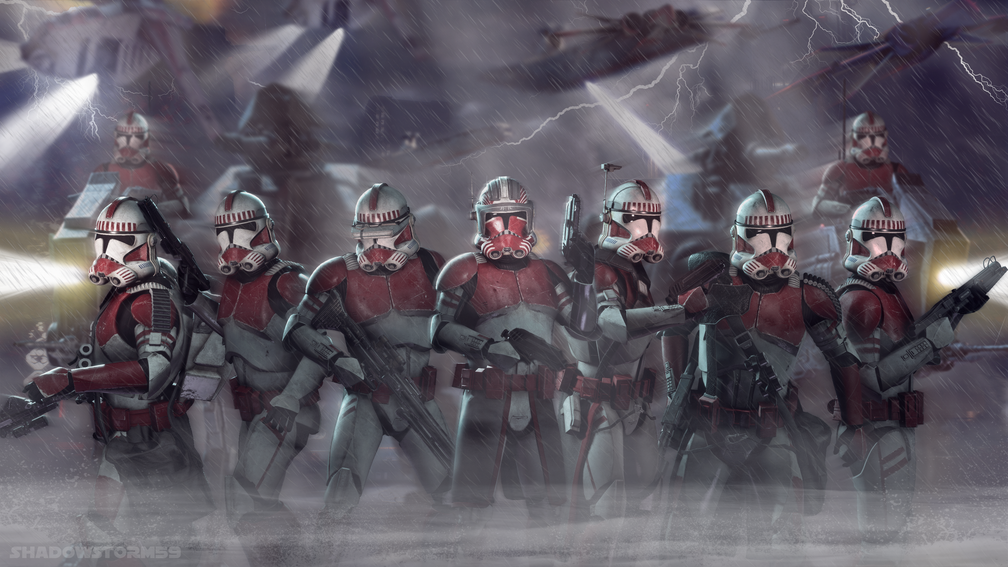 The Coruscant Guard Choc Troopers 4k Wallpaper