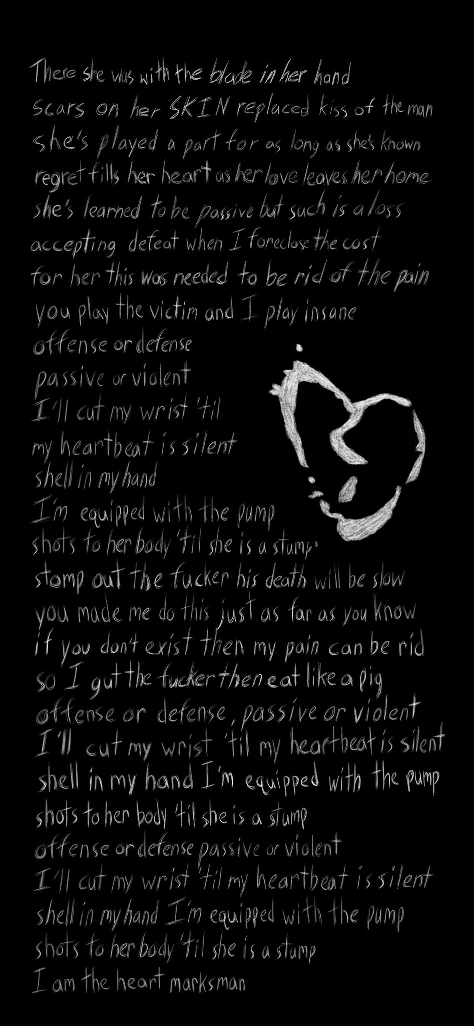 Made a phone wallpaper for one of my favorite X songs skin
