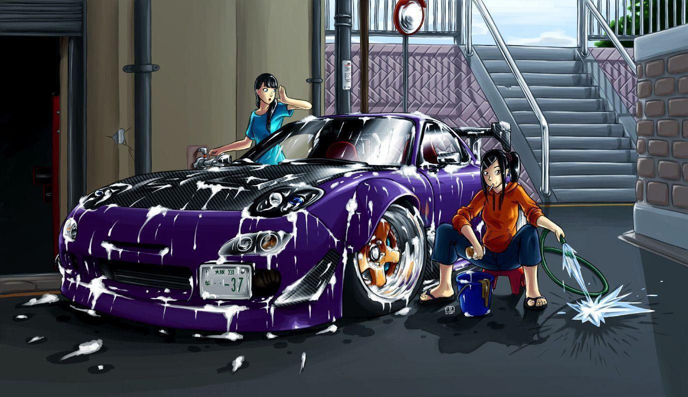 Car Wash Wallpaper Wash Anime