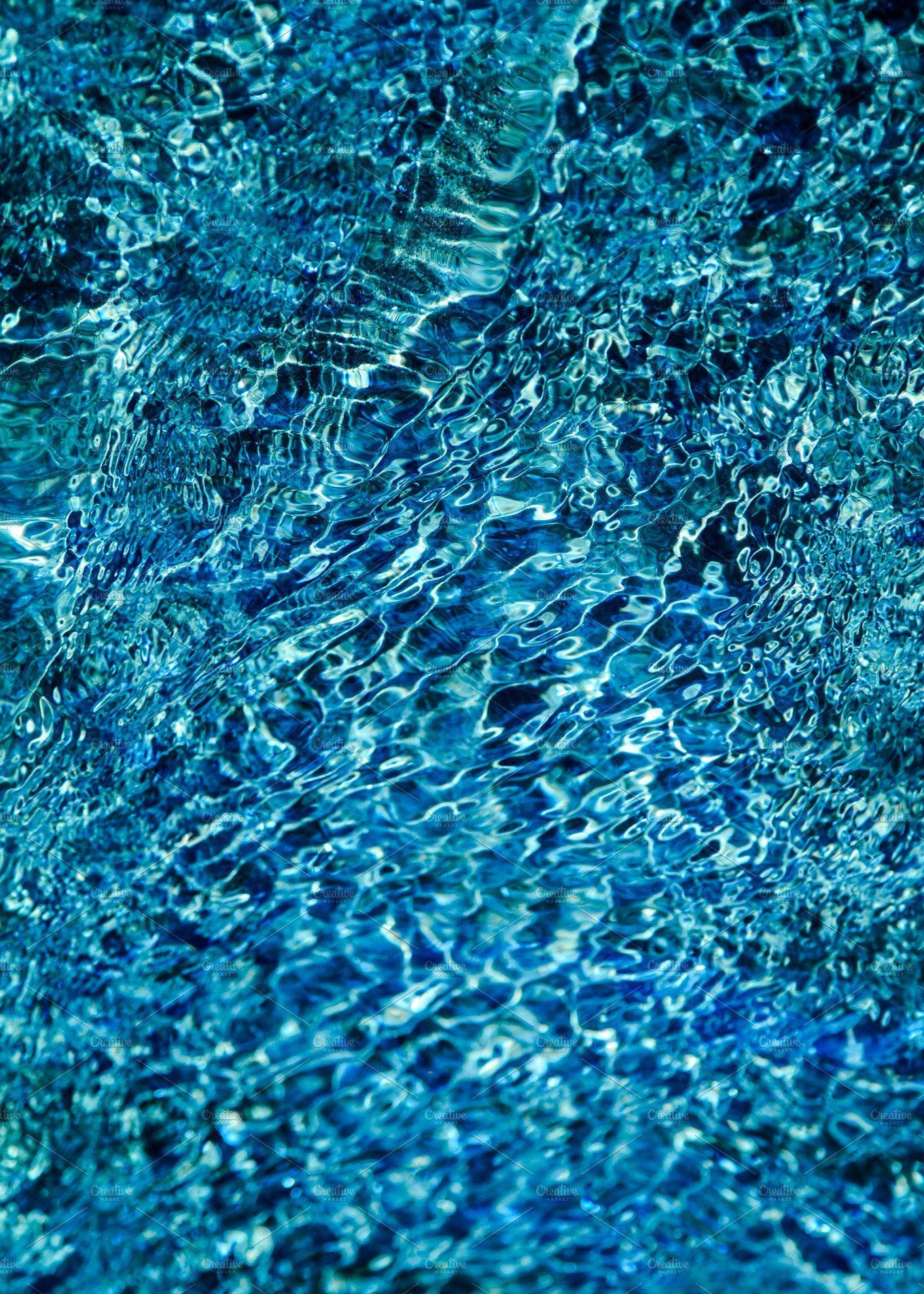 Blue Water Background. Water background, Water abstract, Blue water