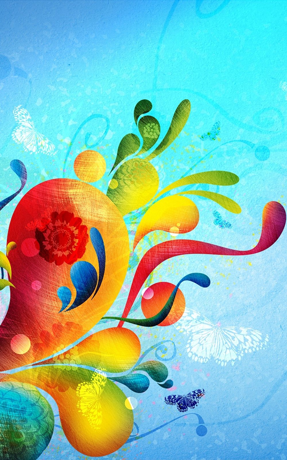 Abstract Colorful Painting Android Wallpaper free download