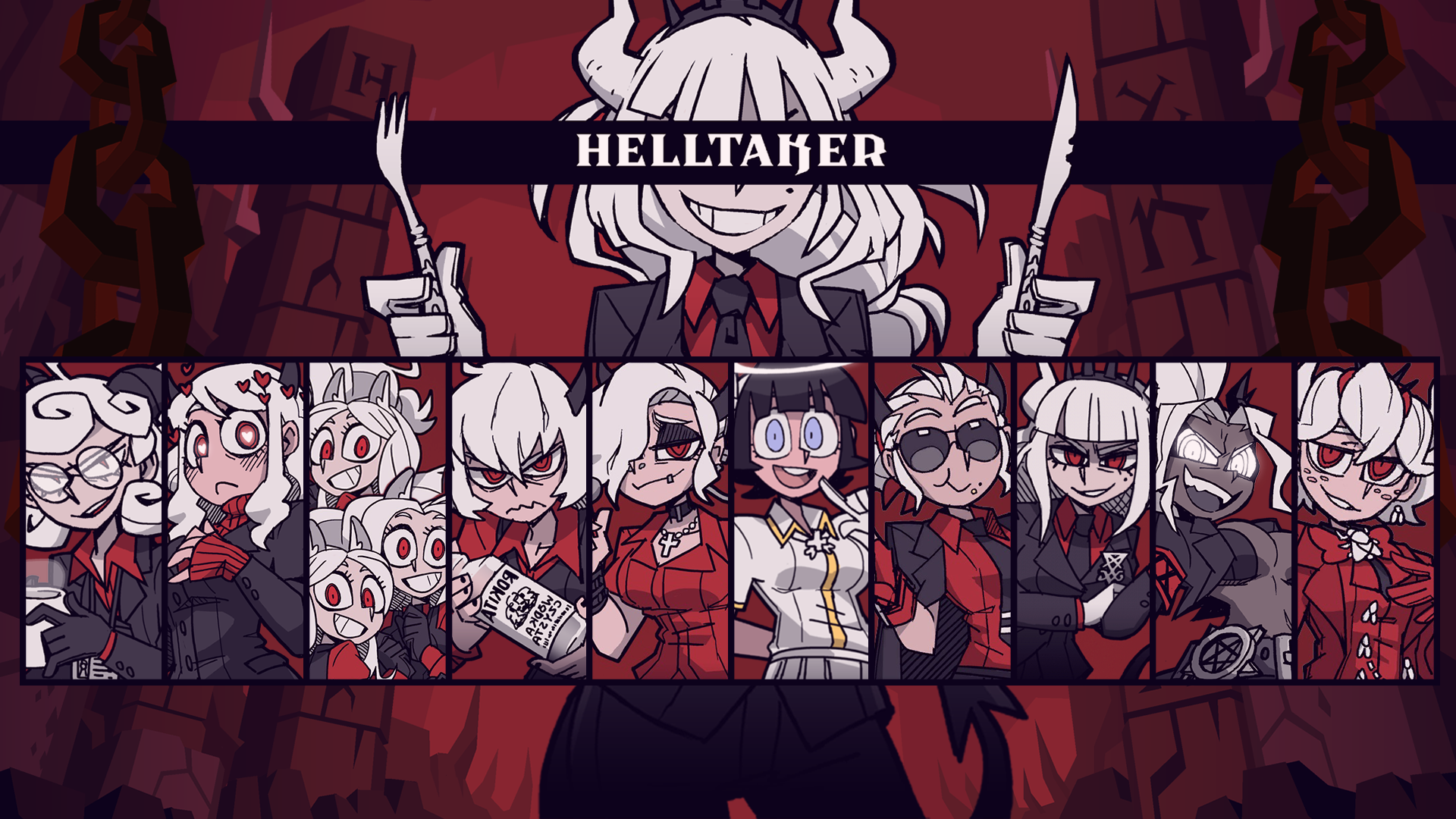Helltaker картинки из игры