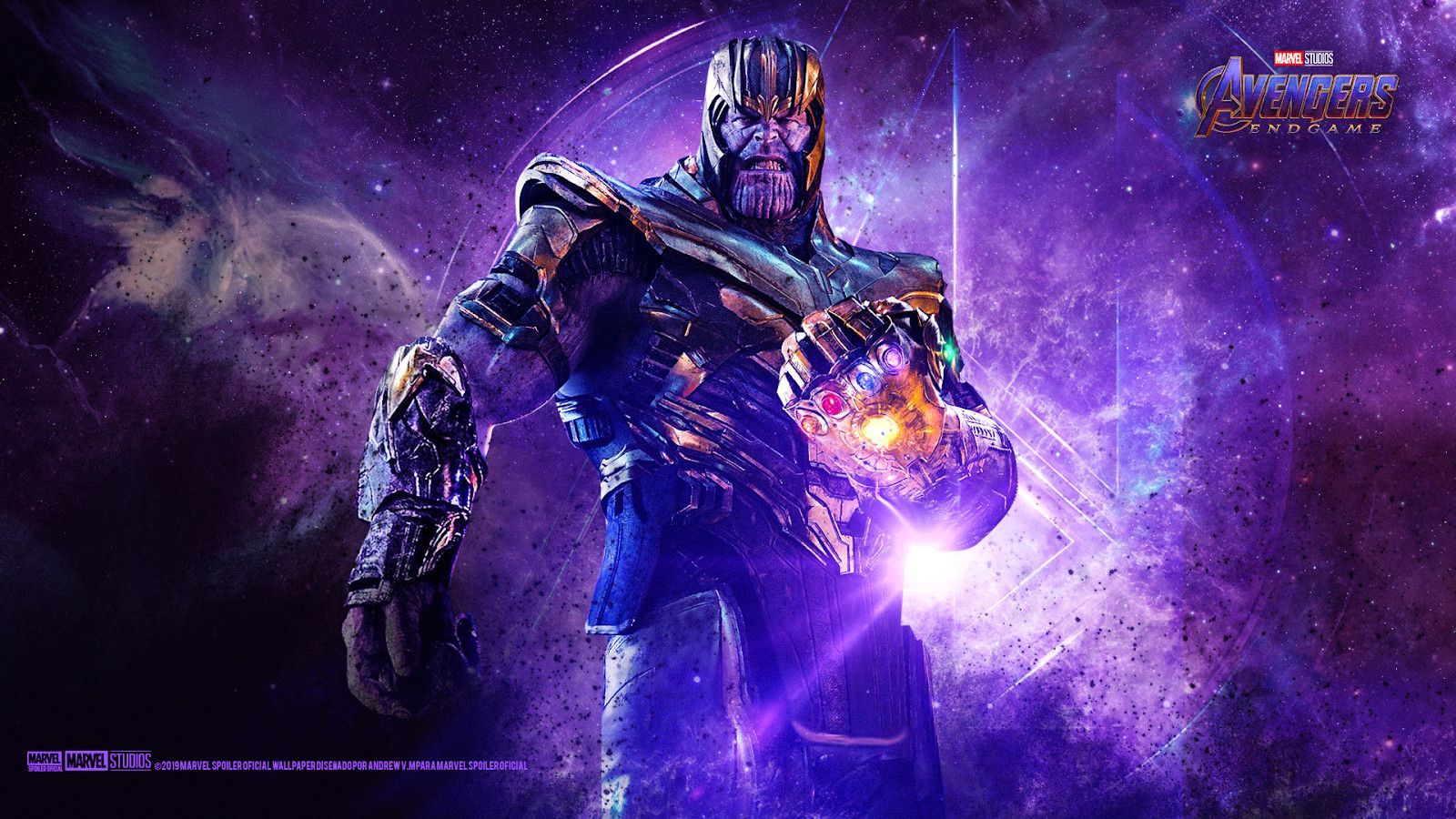 Elegant Avengers Endgame Thanos Wallpaper