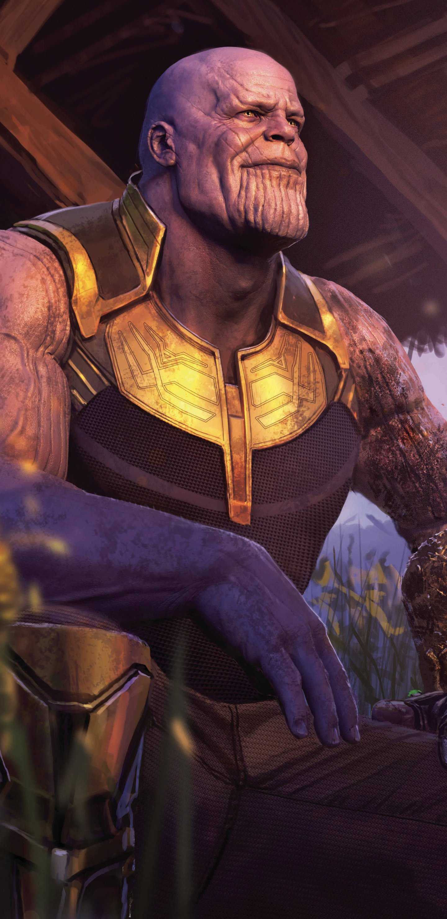 Thanos Avengers EndGame 8K HD Wallpaper (1440x2960)