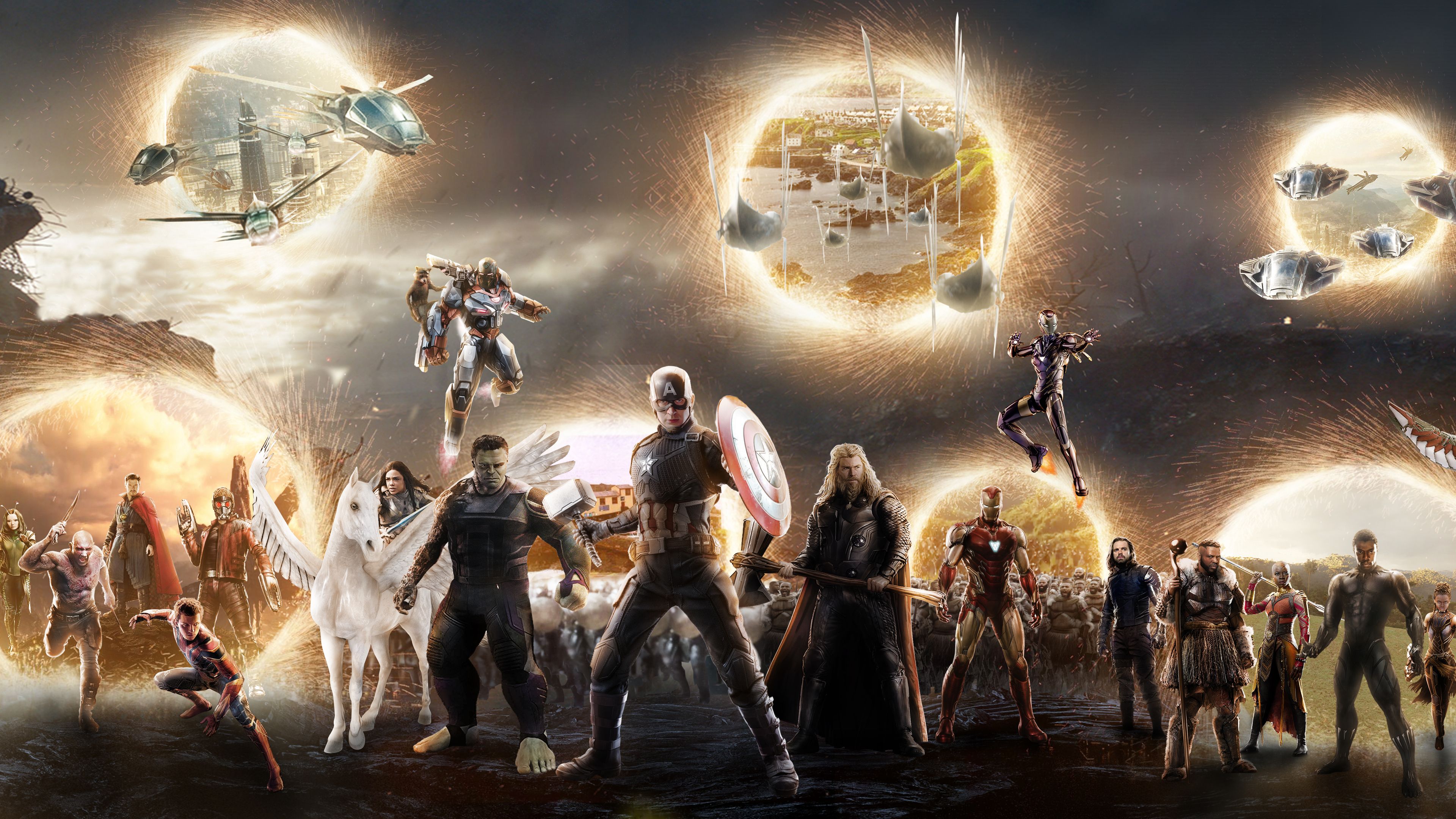Wallpaper 4k Avengers Endgame Final Battle Scene 4k Wallpaper, 5k