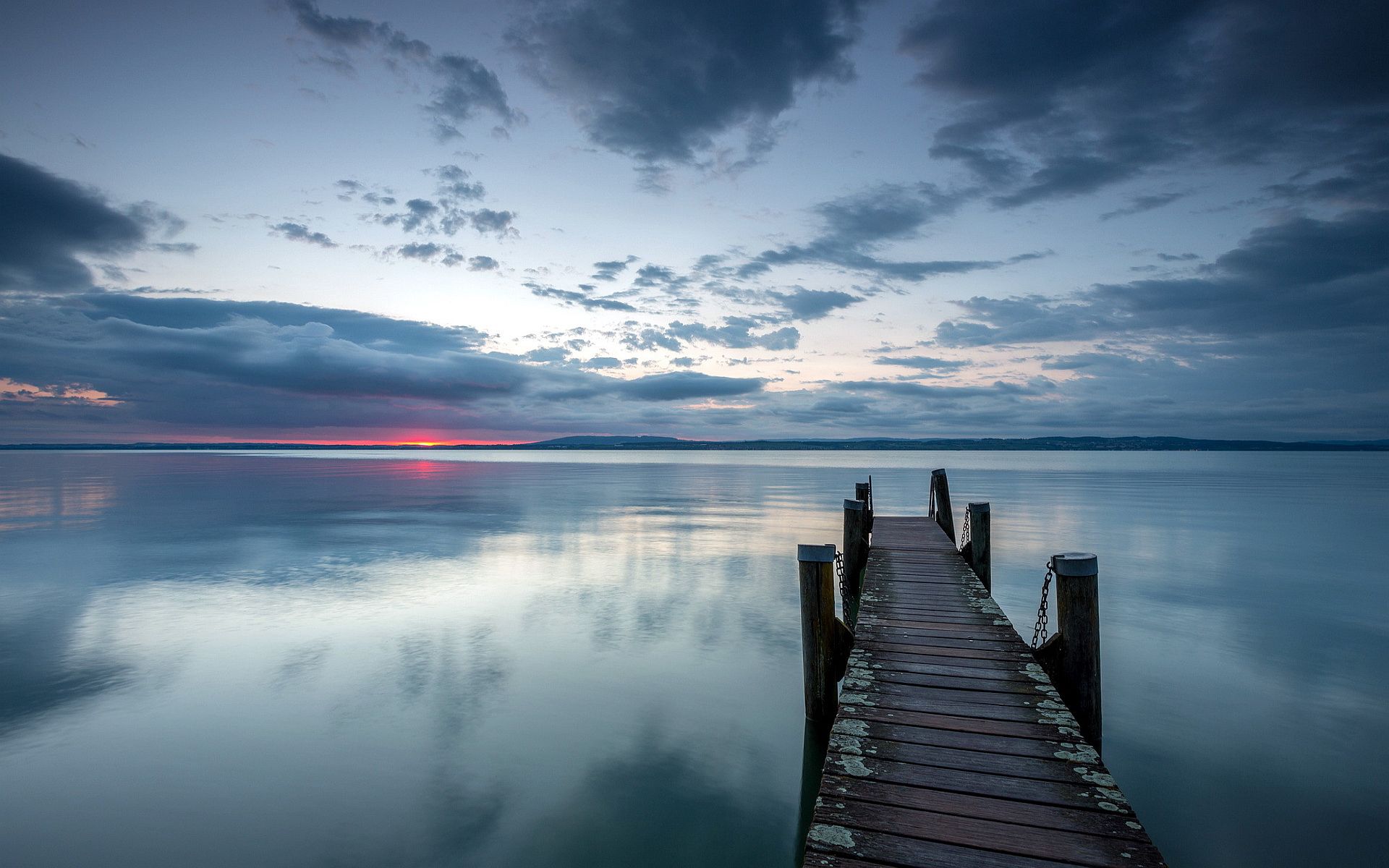 Lake sunrise