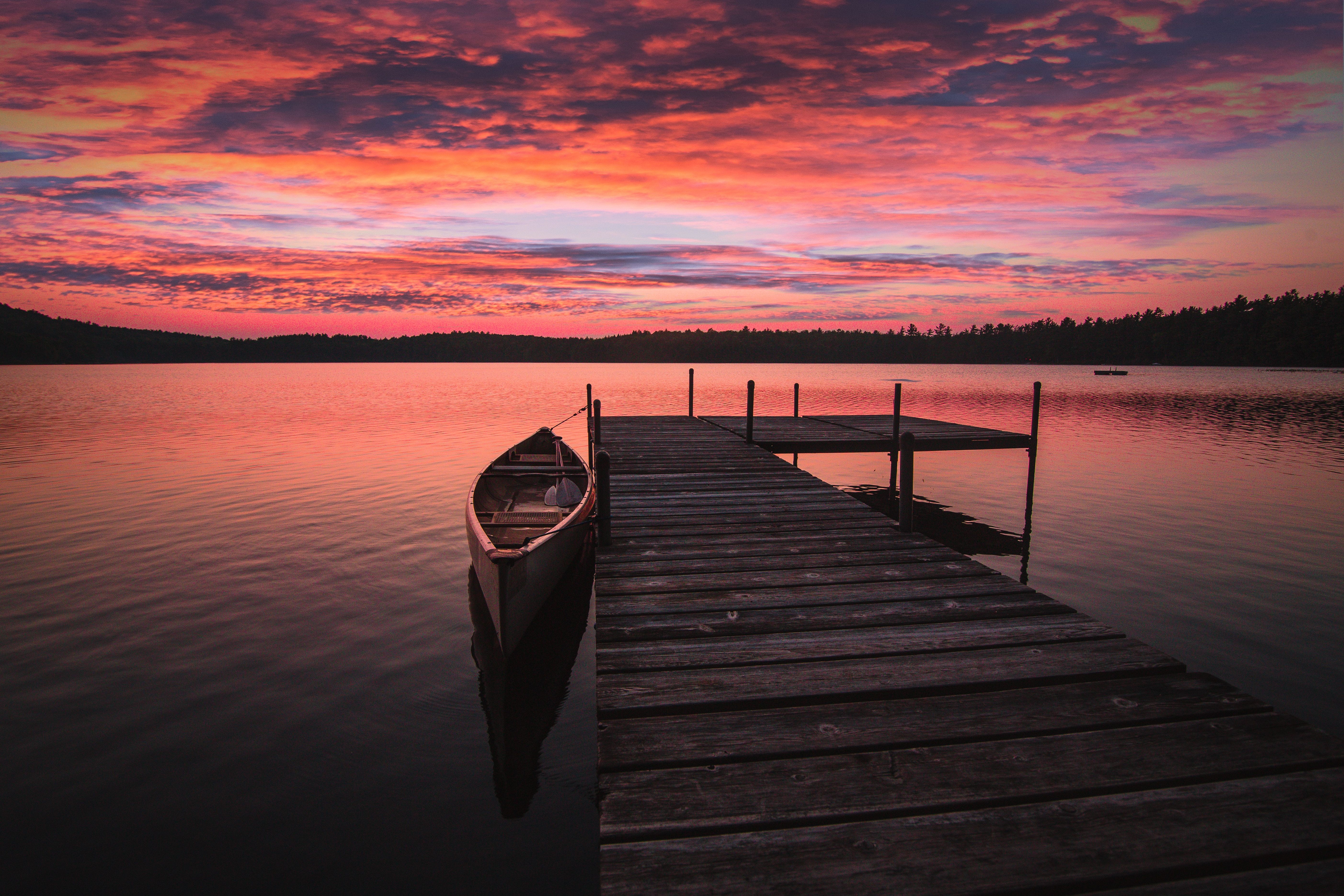 Boat Dock Sunrise 5k 1680x1050 Resolution HD 4k