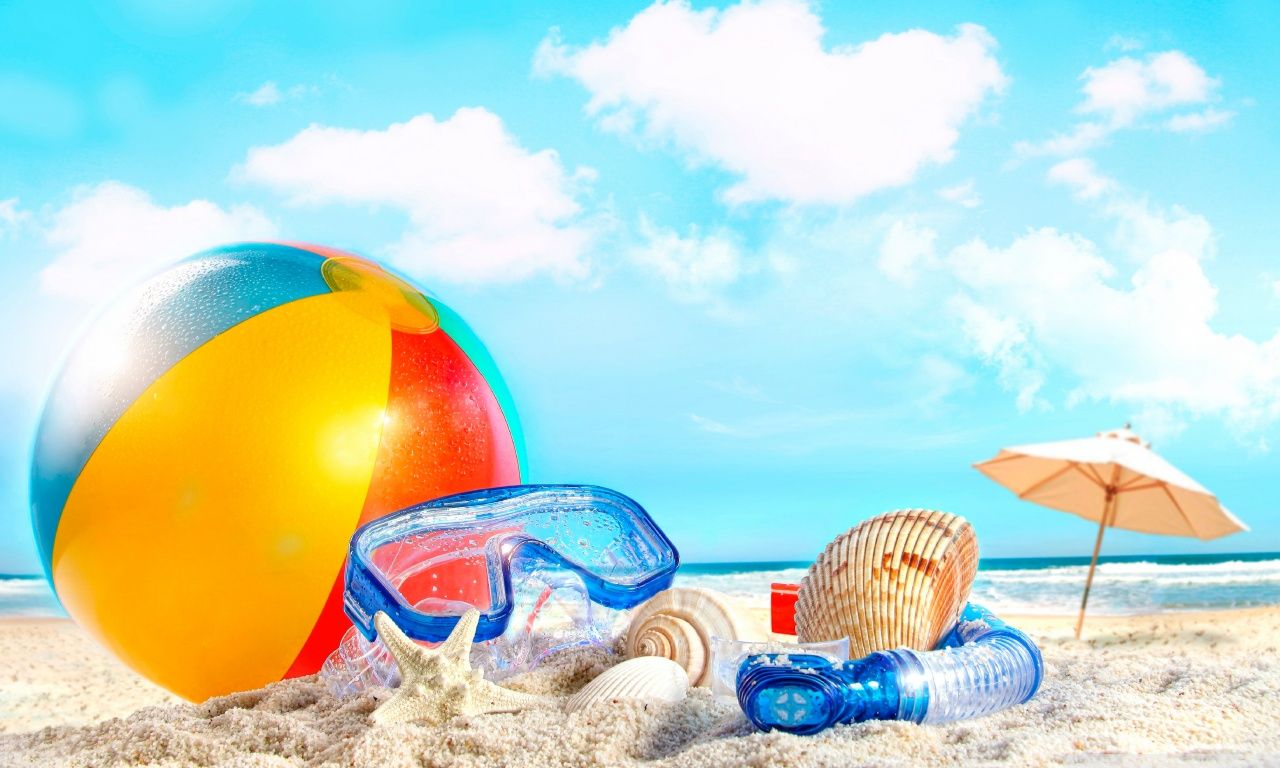 Free download Summer season beach view HD wallpaper 1024x614
