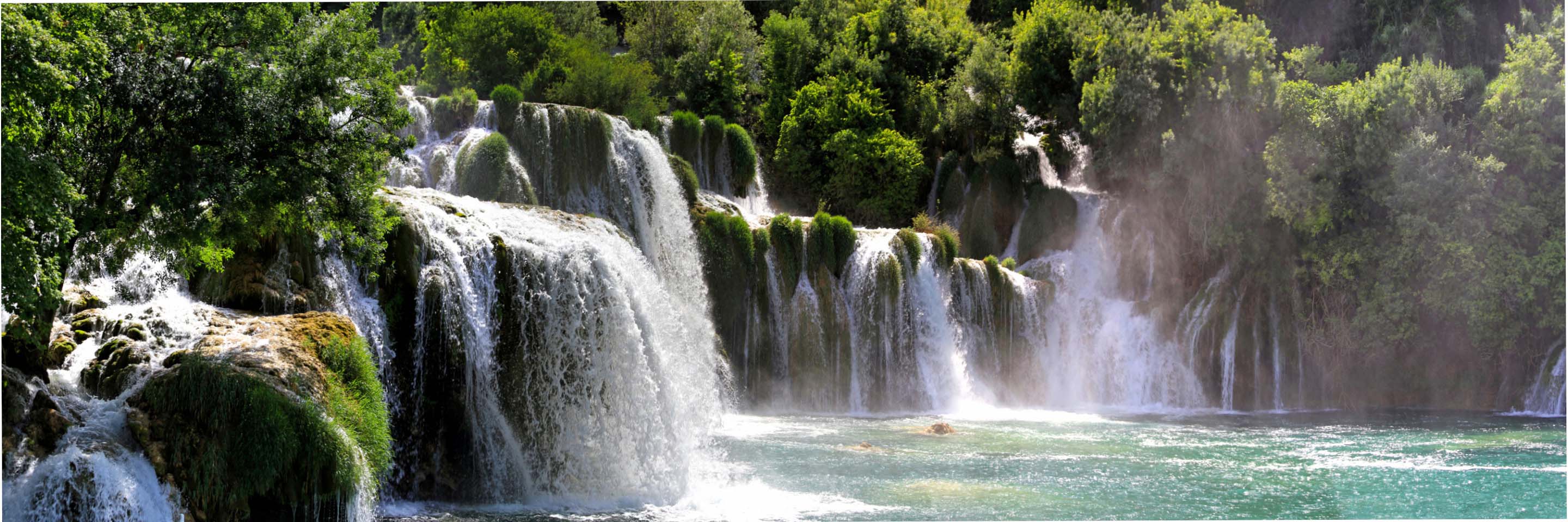 Wallpaper Mural Waterfalls in Krka National Park, Croatia