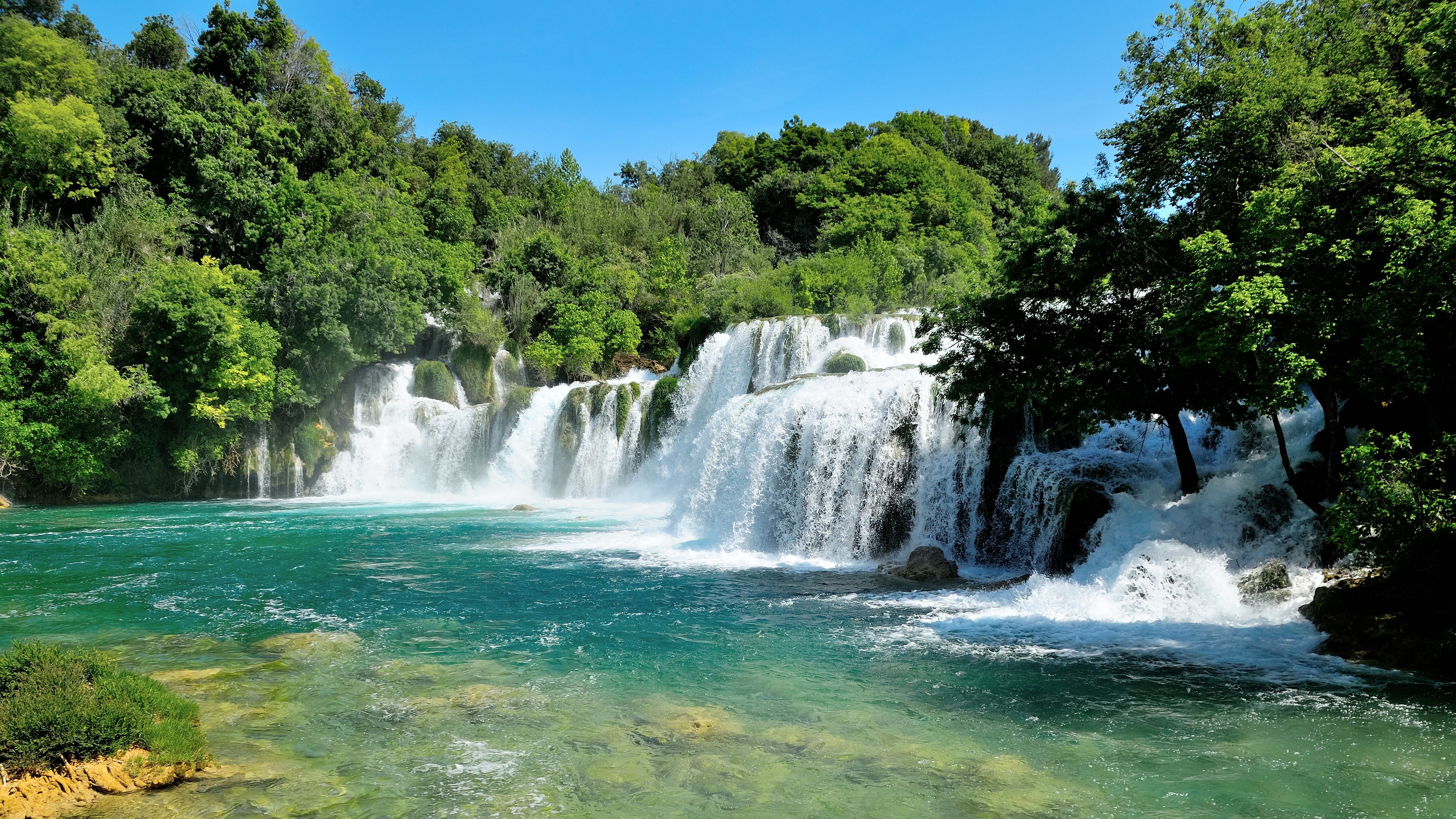 Free photo: Krka National Park Waterfalls, Landscape