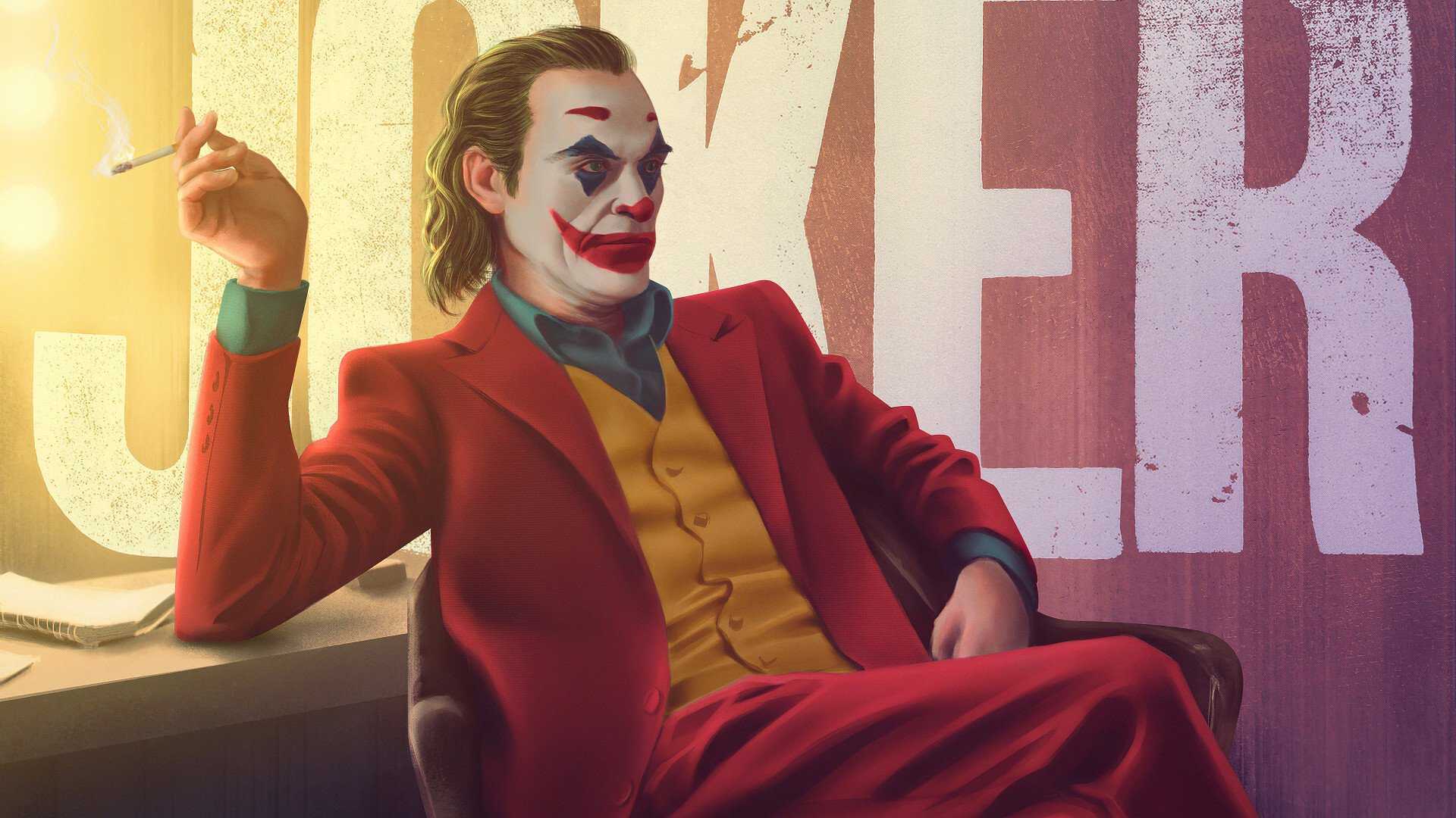 Joker Smoking HD Wallpaper (1920x1080)