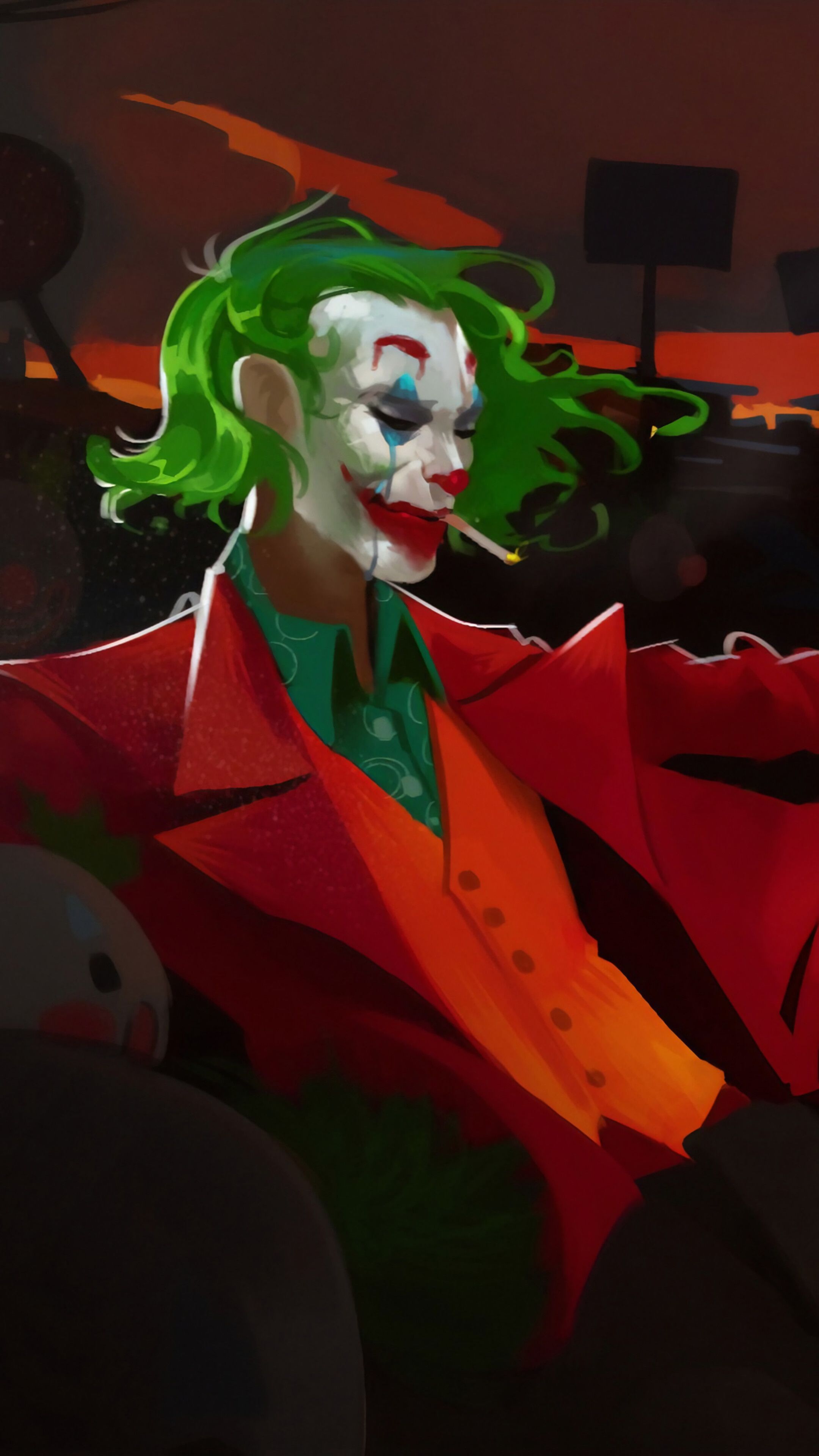 Joker, Smoking, 4K iPhone 6s, 6 HD Wallpaper