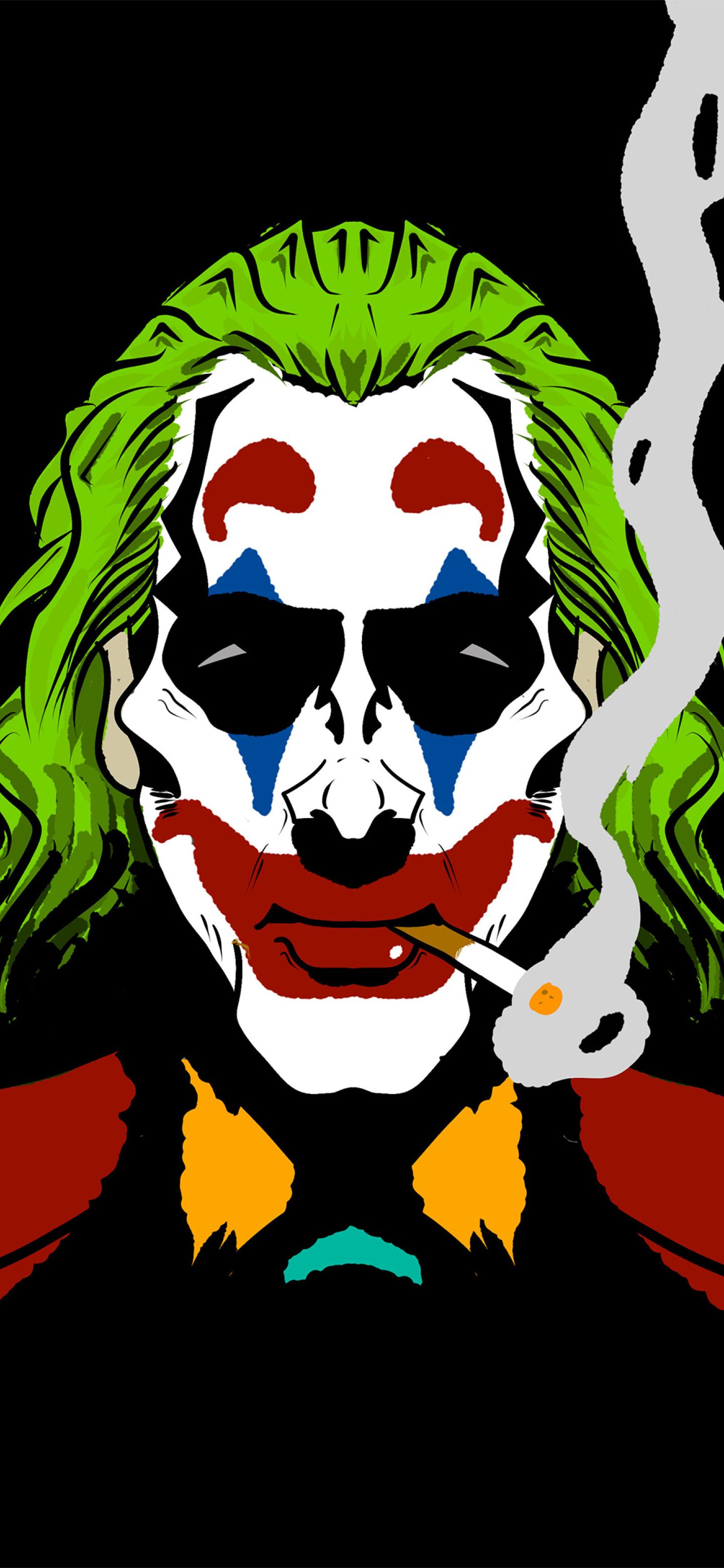 Joker Smoking 1440x3120 Resolution Wallpaper, HD